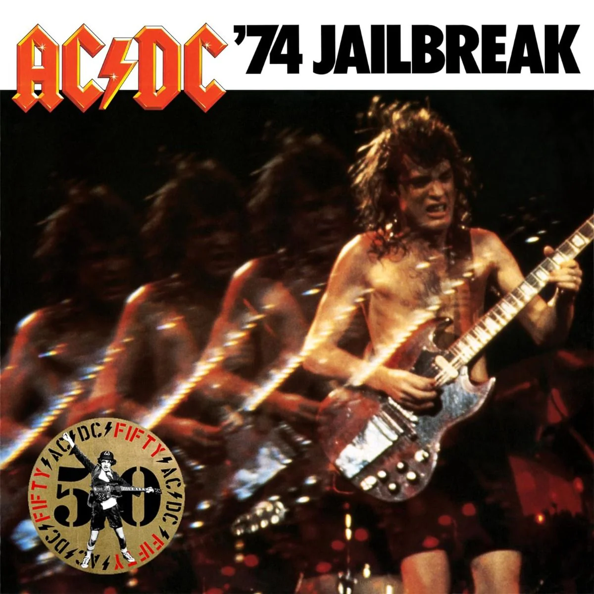 AC/DC – '74 Jailbreak - 50th Anniversary Gold Vinyl LP Record - Image 2