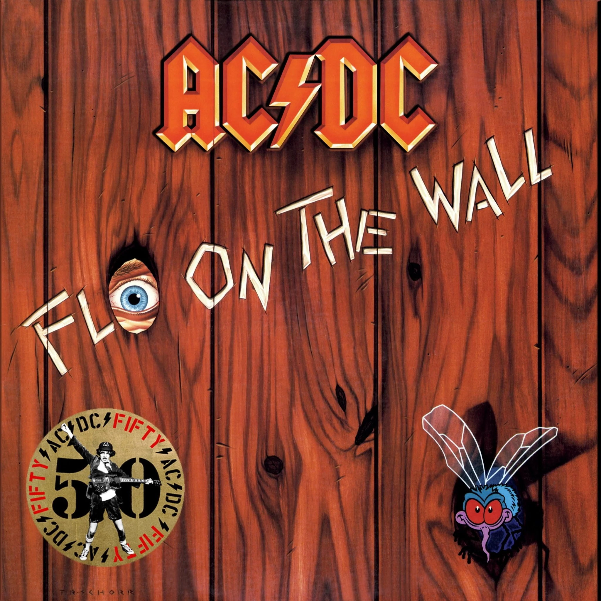 AC/DC - Fly On The Wall - Gold Vinyl LP Record - Image 2