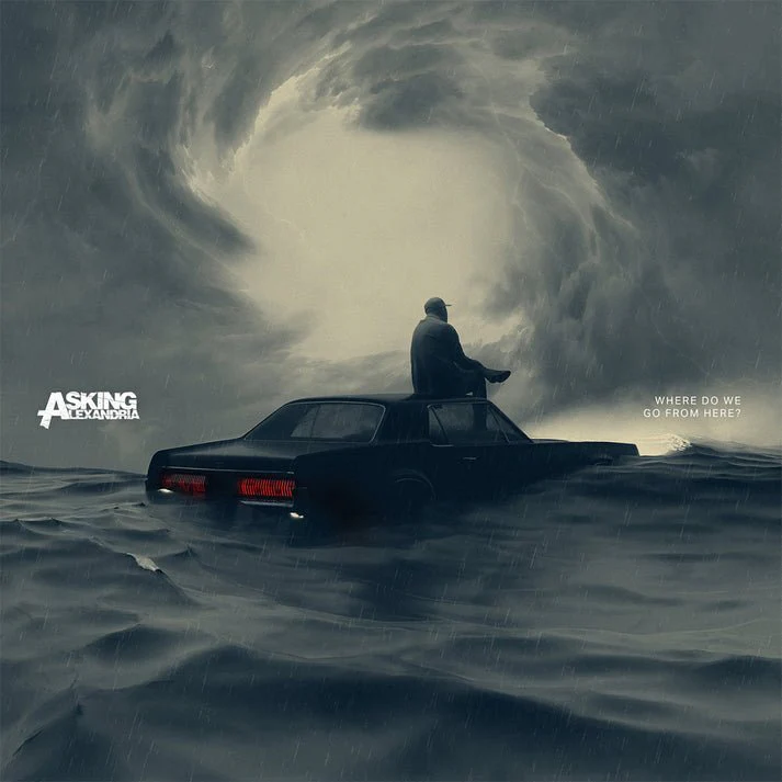 Asking Alexandria - Where Do We Go From Here? - Aqua Vinyl LP Record - Image 2