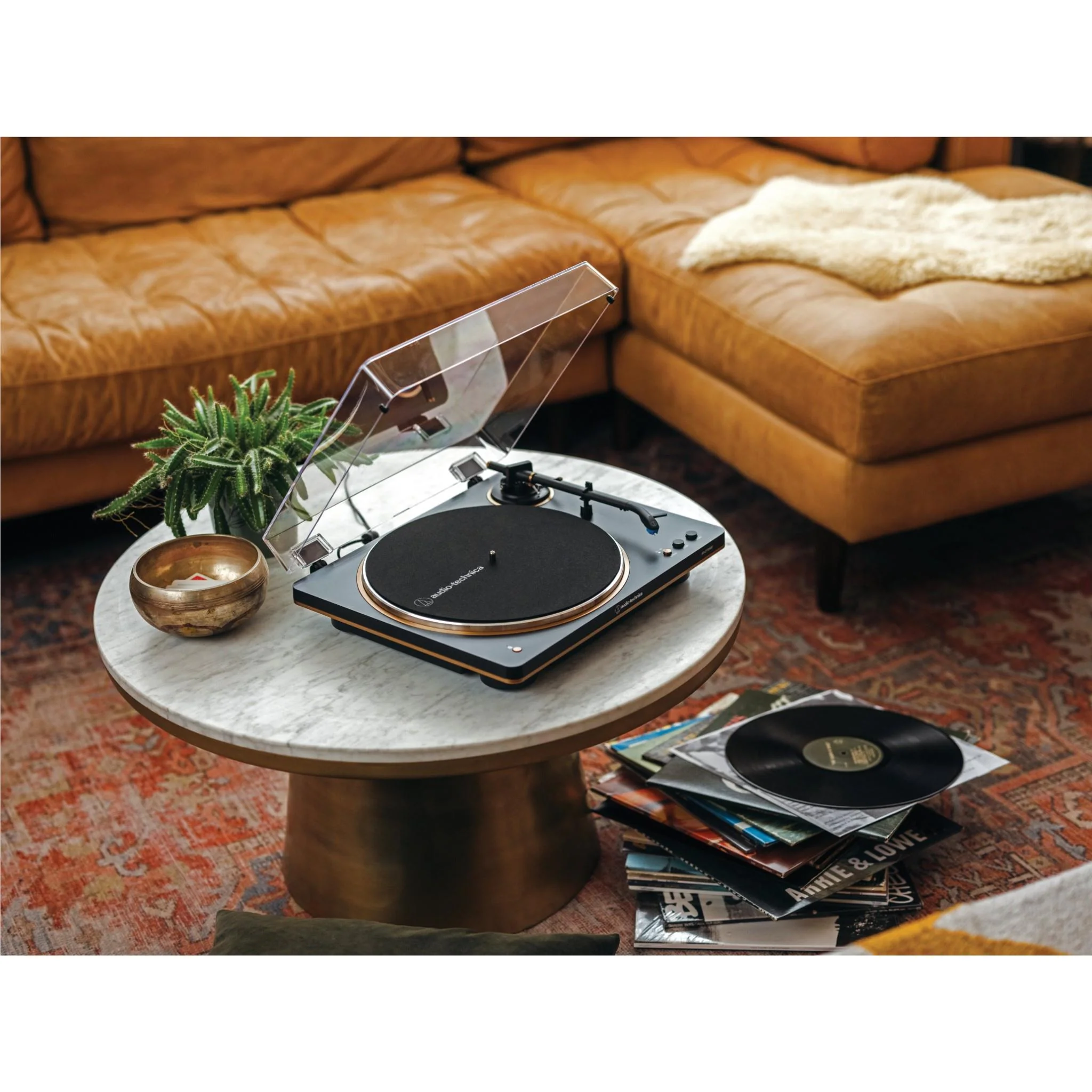 Audio-Technica LP70XBT Fully Automatic Bluetooth Turntable (Black/Bronze) - Image 6