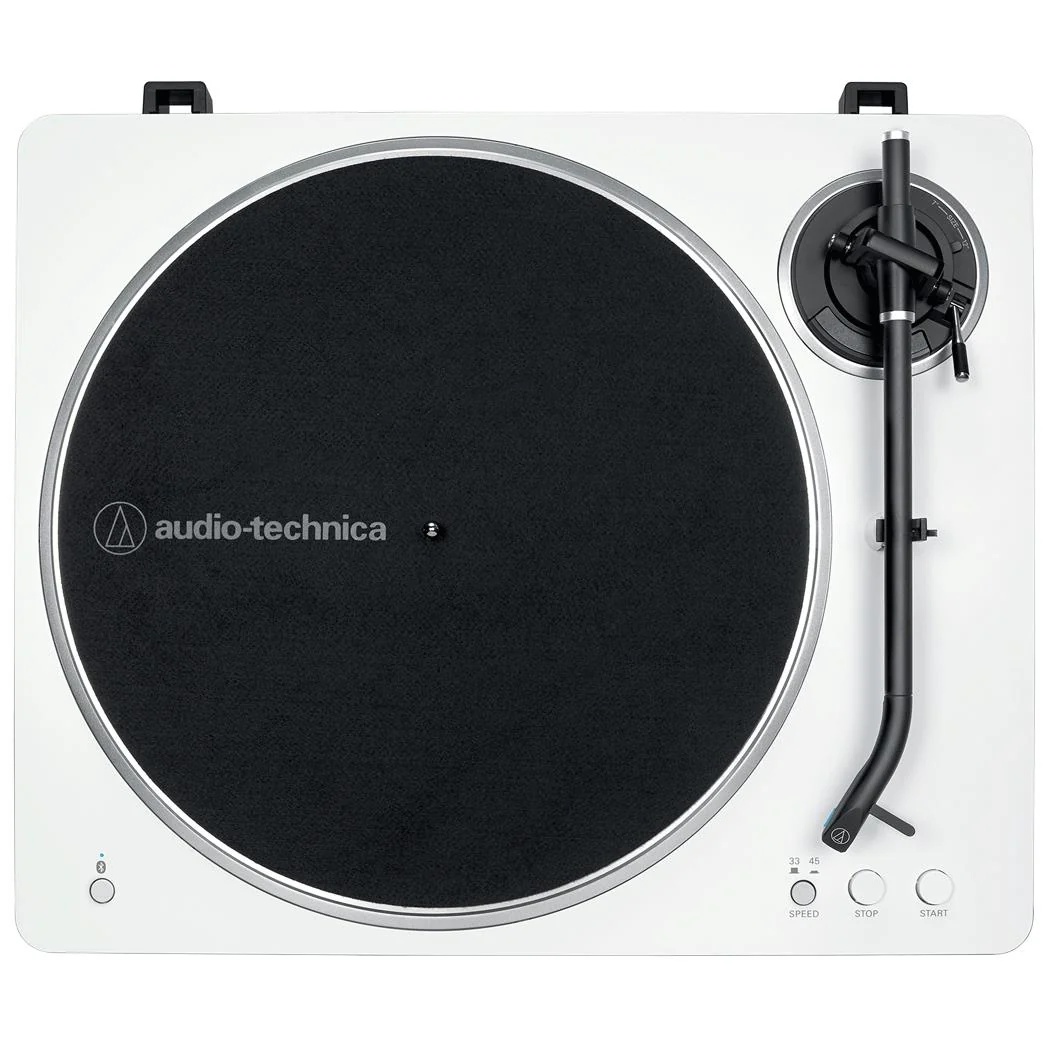 Audio-Technica LP70XBT Fully Automatic Bluetooth Turntable (White/Silver) - Image 3