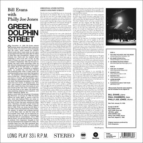 Bill Evans - Green Dolphin Street - Vinyl LP Record - Image 2