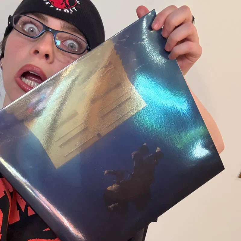 Billie Eilish - Hit Me Hard And Soft - Anniversary Dark Blue & Orange Splatter Vinyl LP Record - Image 5