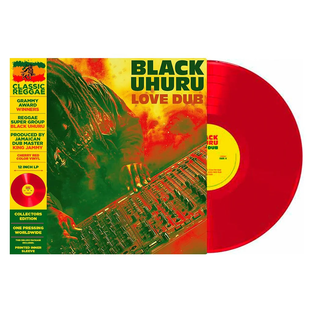 Black Uhuru - Love Dub - Cherry Red Vinyl LP Record - Image 2