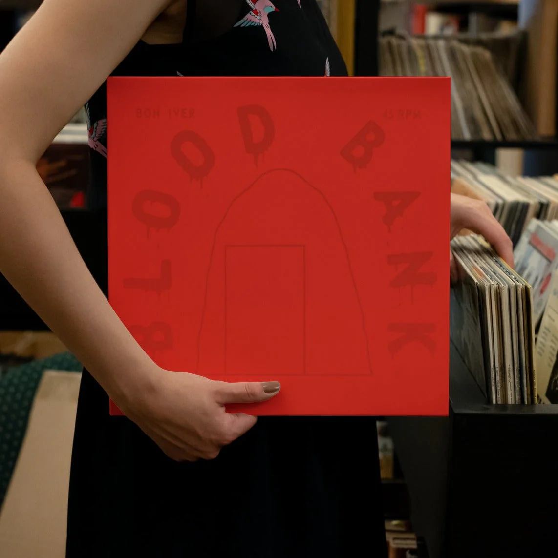 Bon Iver - Blood Bank - 10th Anniversary Red Vinyl LP Record - Image 3