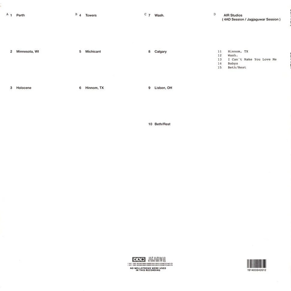 Bon Iver - Bon Iver - 10th Anniversary Vinyl LP Record - Image 3