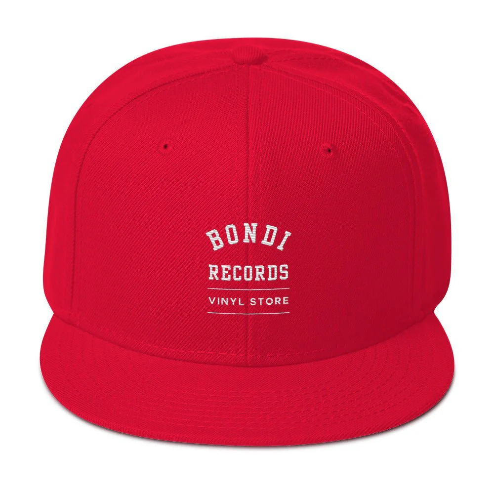 Bondi Records college snapback cap - Image 3