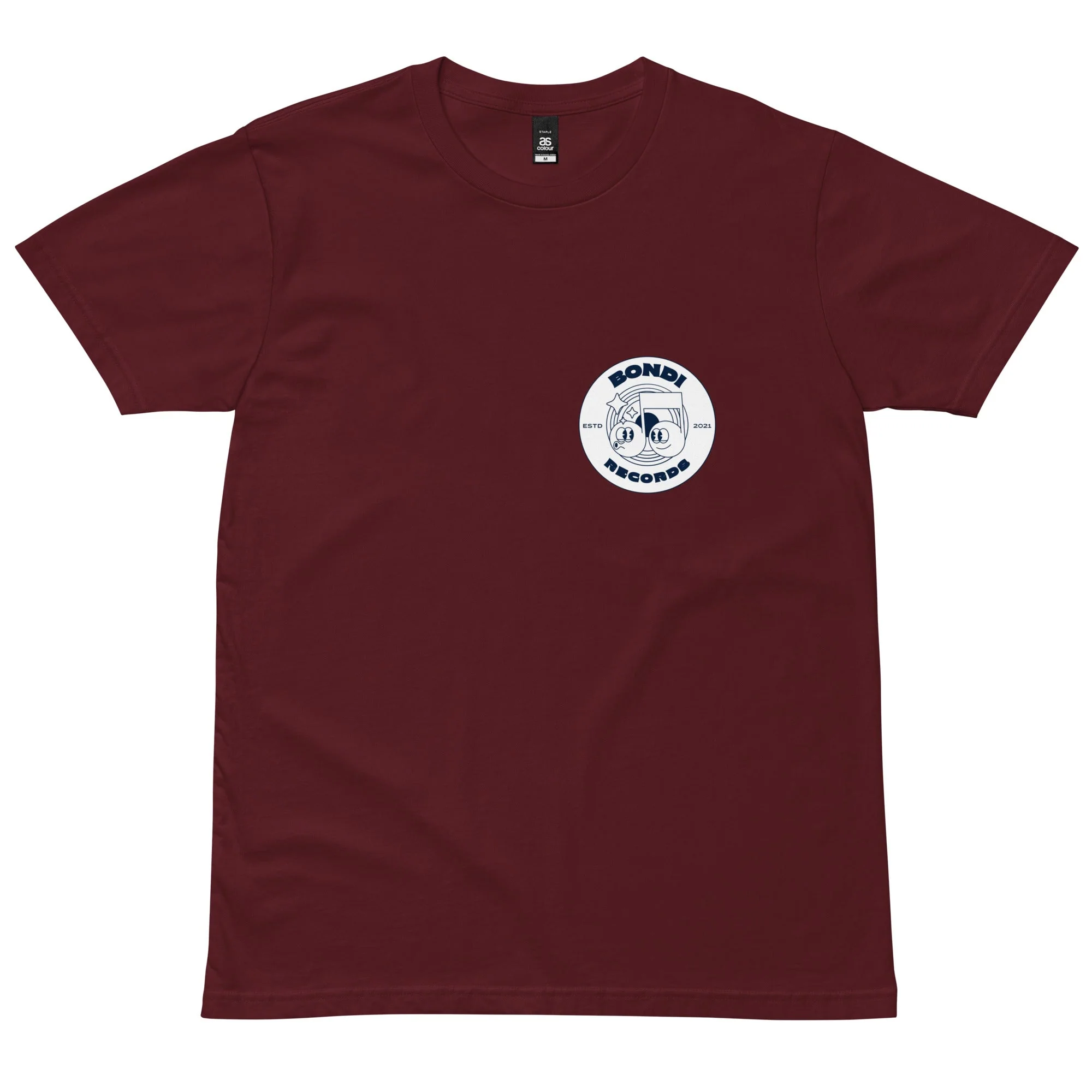 Bondi Records men's retro doodle mono t-shirt - Image 3