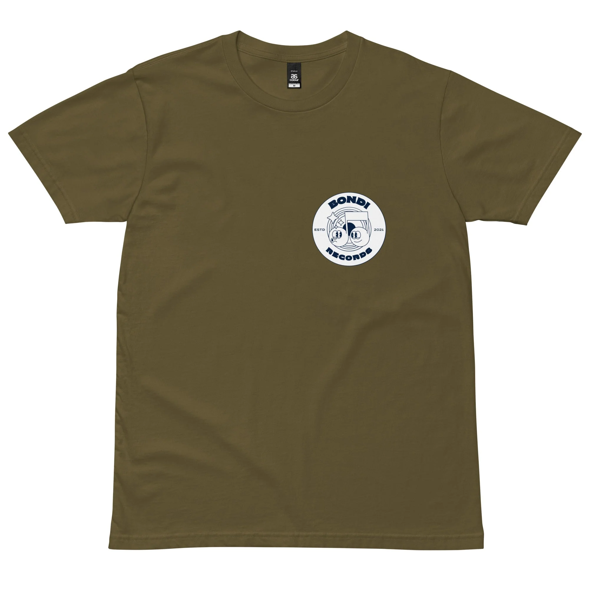 Bondi Records men's retro doodle mono t-shirt - Image 5