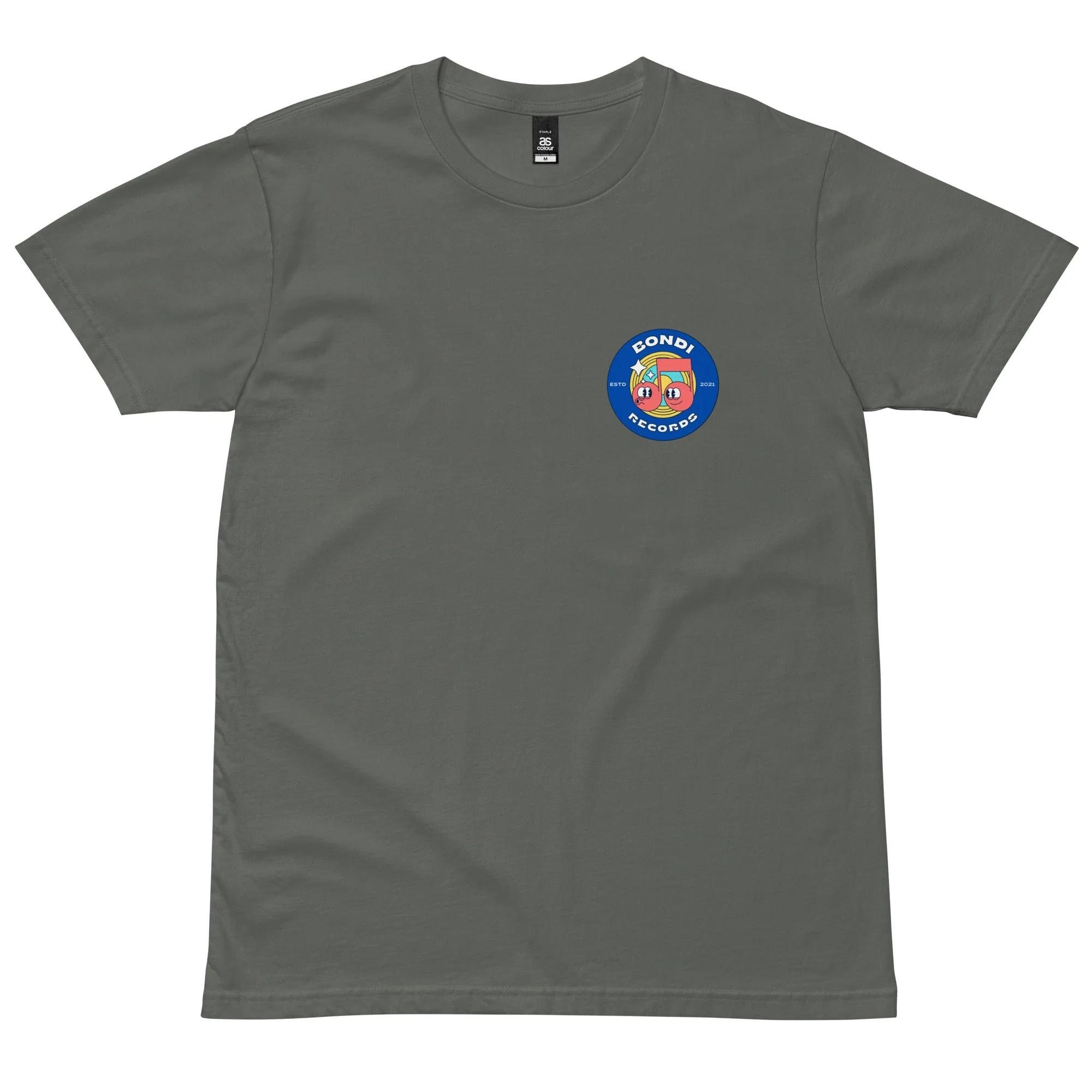 Bondi Records men's retro doodle t-shirt - dark - Image 4