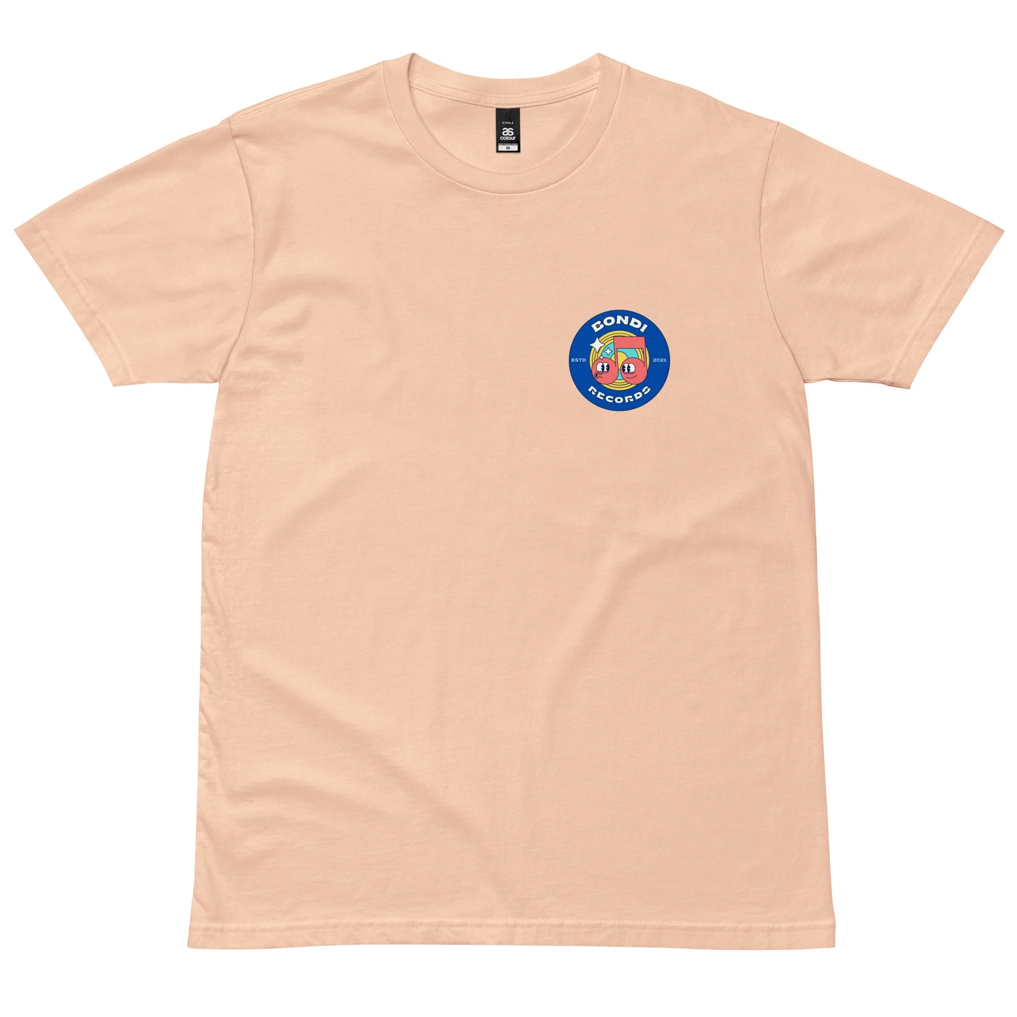 Bondi Records men's retro doodle t-shirt - light - Image 4