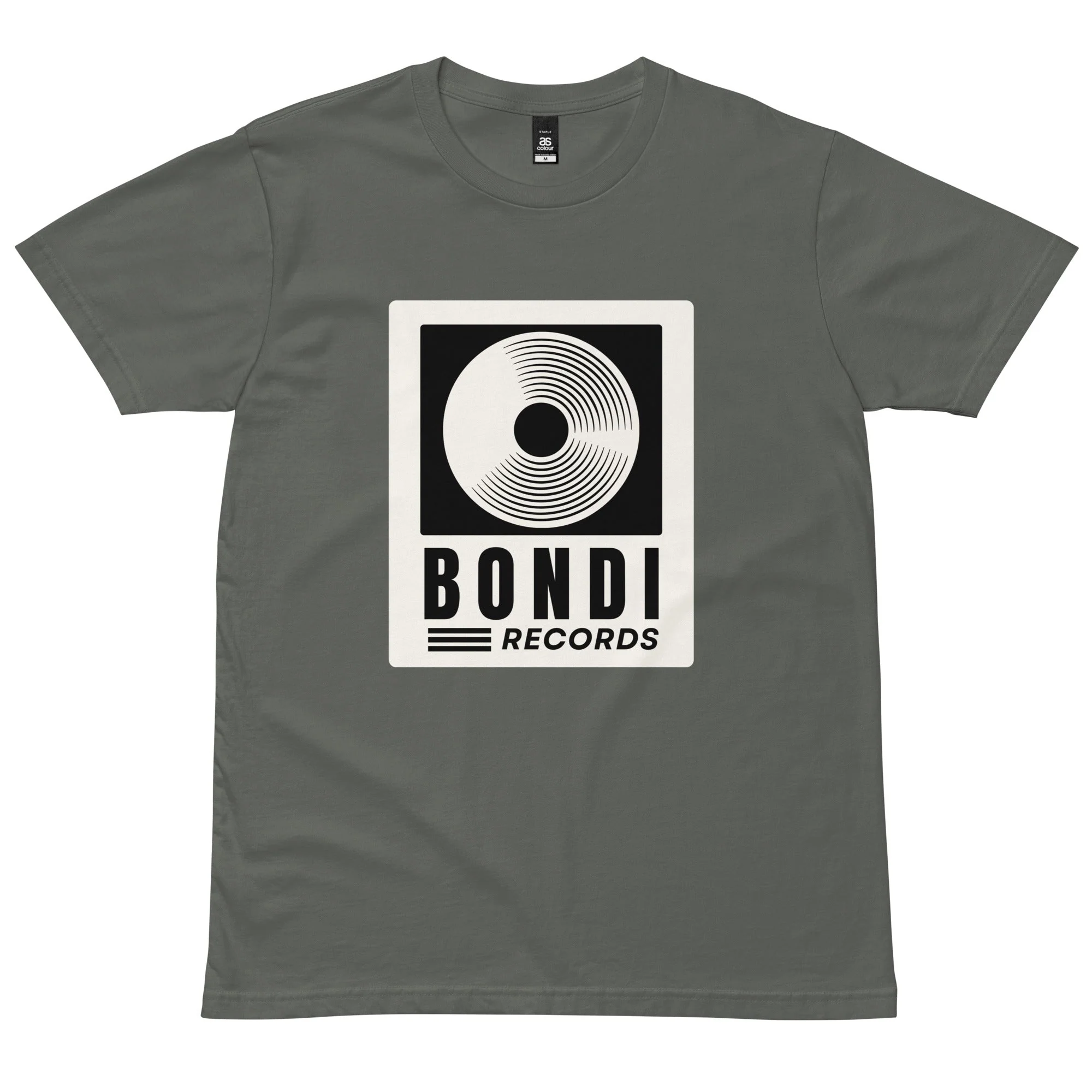 Bondi Records men's retro t-shirt - dark - Image 4