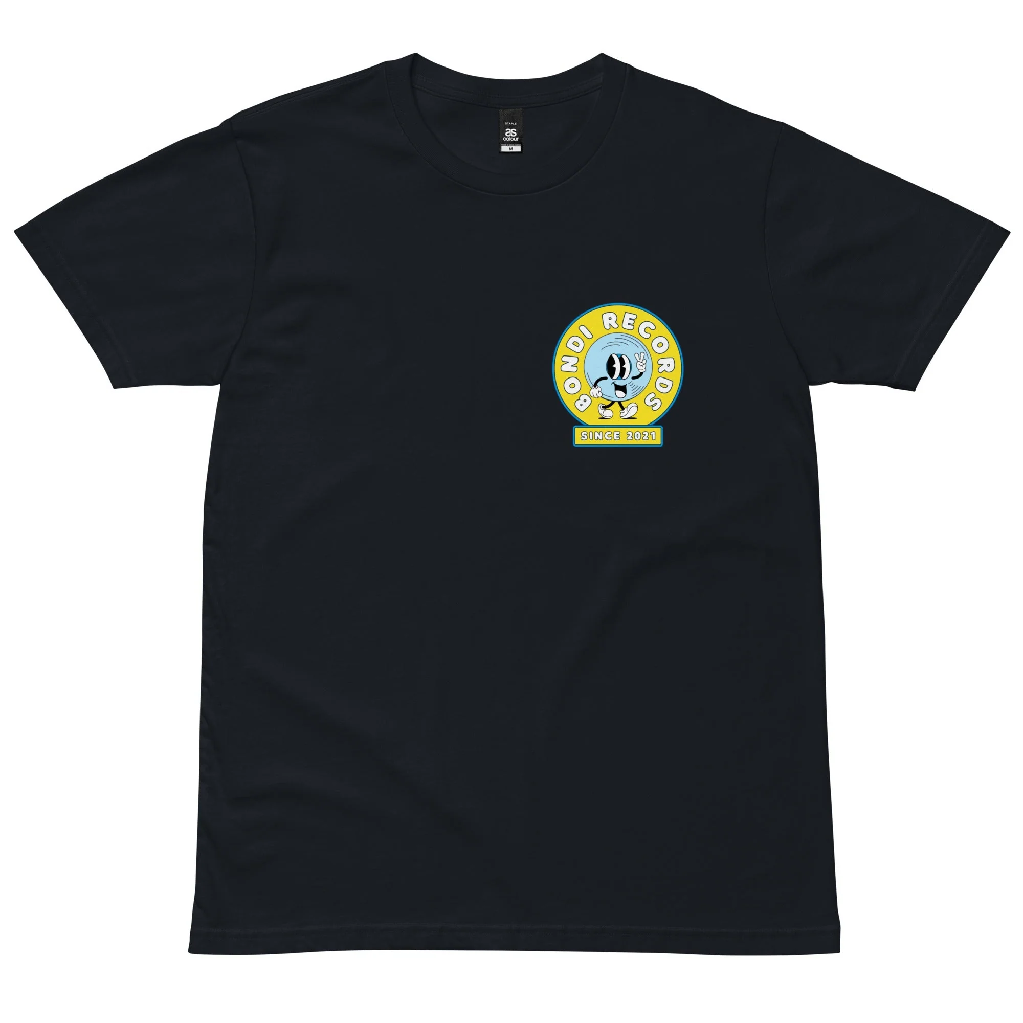 Bondi Records men's rubberman t-shirt - dark - Image 2