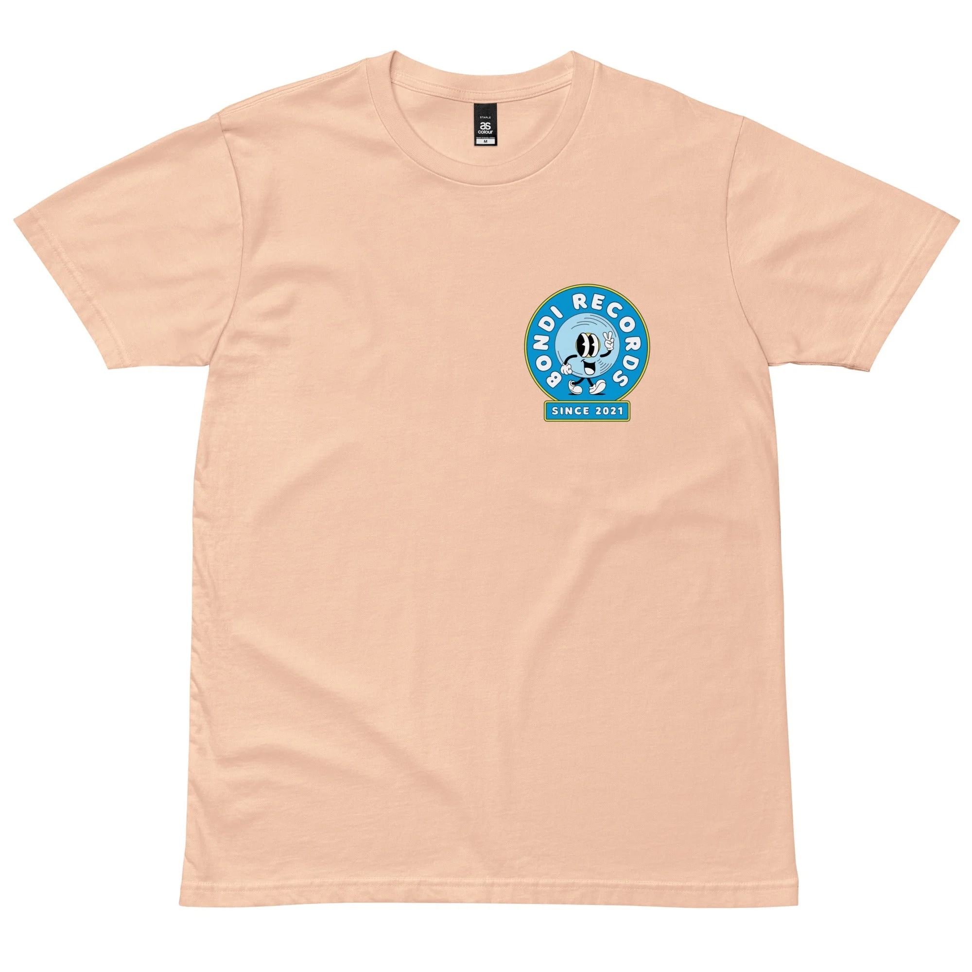 Bondi Records men's rubberman t-shirt - light - Image 4