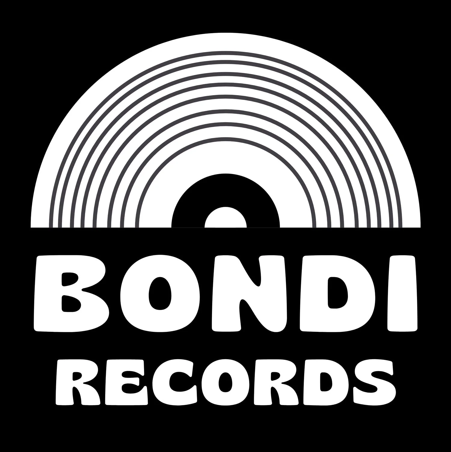 Bondi Records men's sunrise t-shirt - dark - Image 5