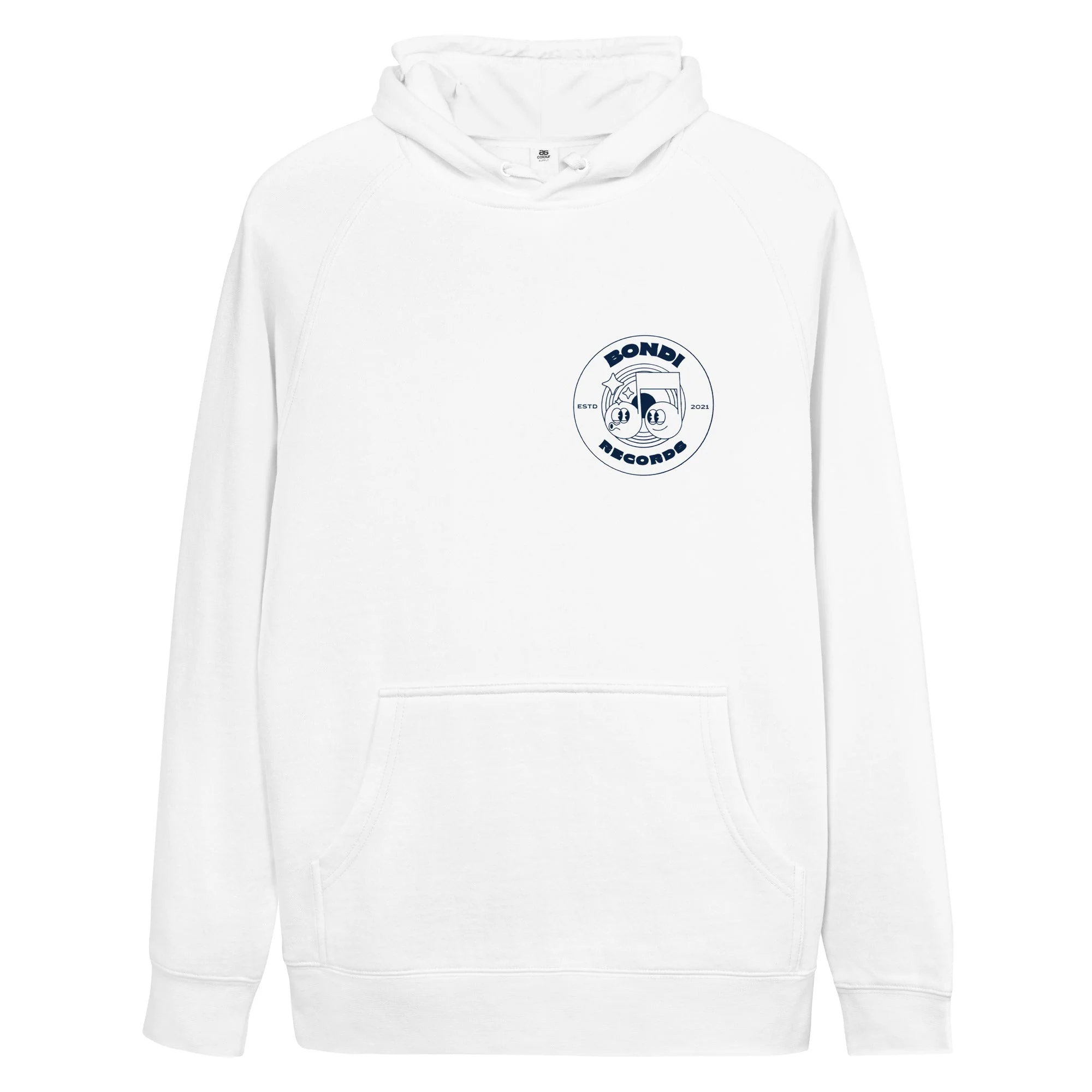 Bondi Records unisex retro doodle mono hoodie - Image 10