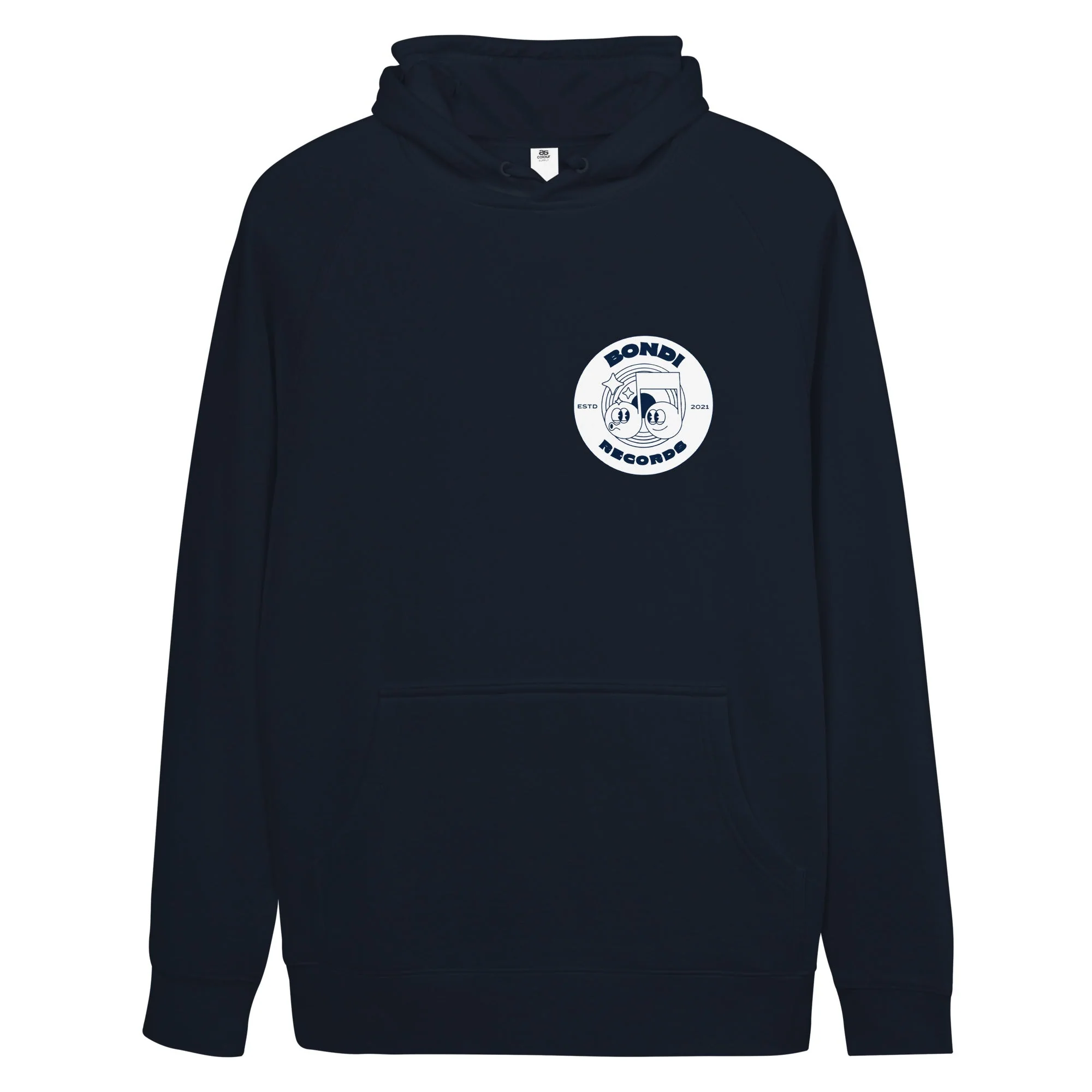 Bondi Records unisex retro doodle mono hoodie - Image 2