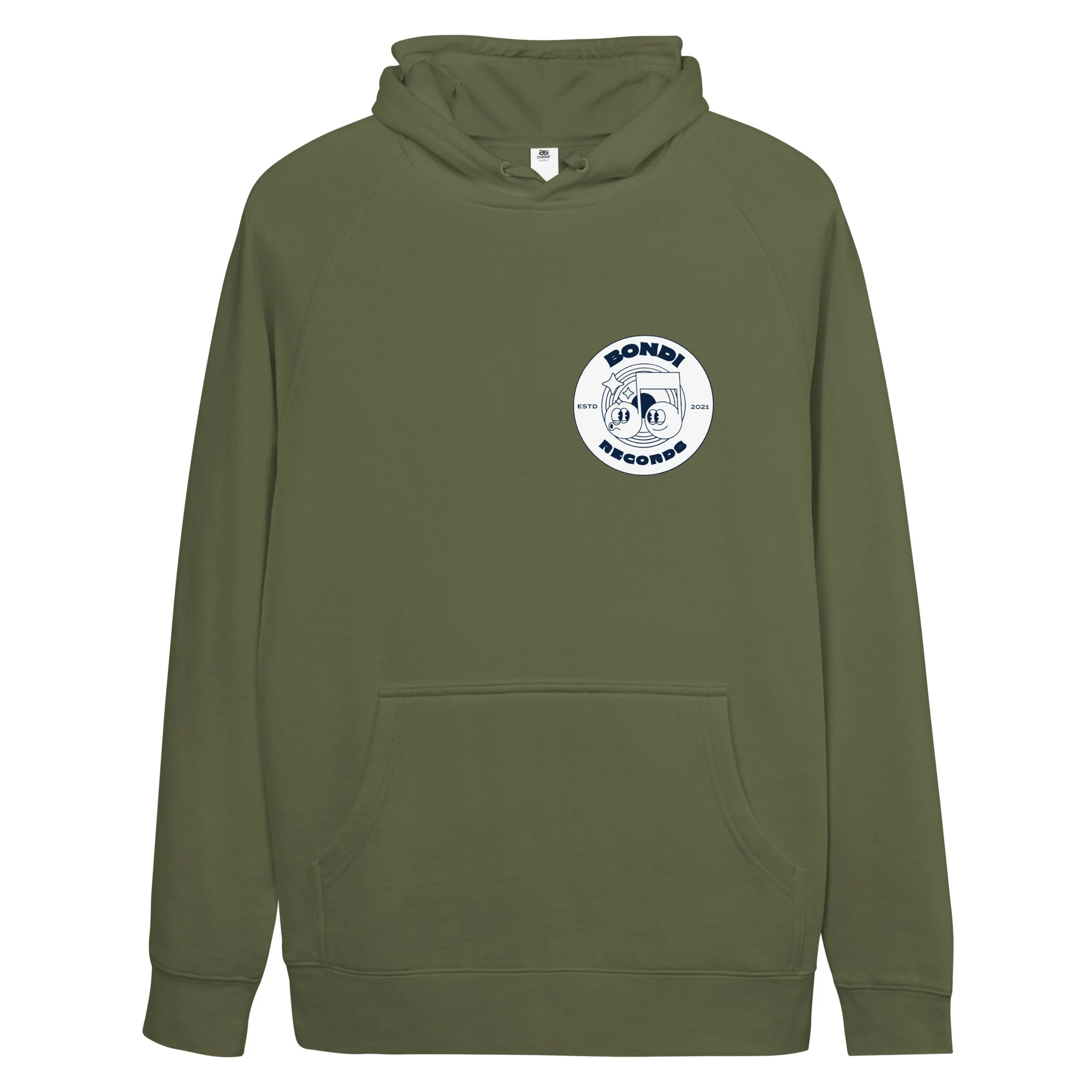 Bondi Records unisex retro doodle mono hoodie - Image 5
