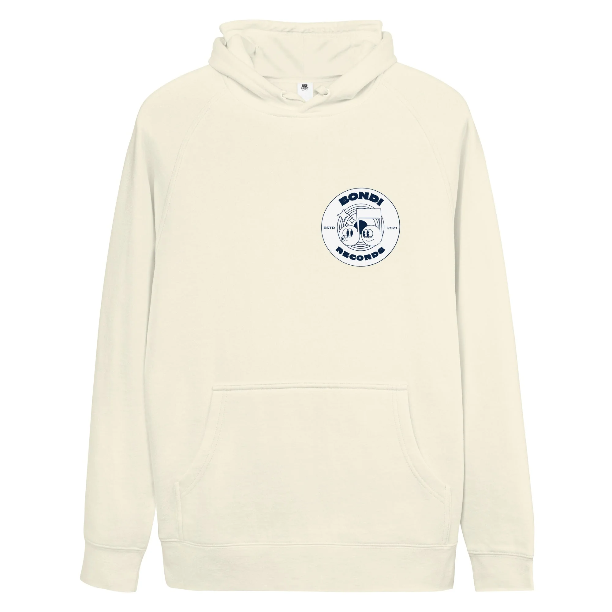 Bondi Records unisex retro doodle mono hoodie - Image 9