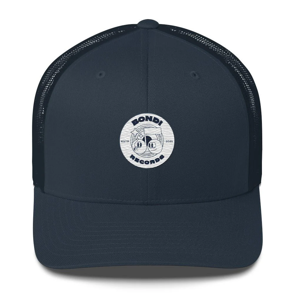 Bondi Records retro doodle mono trucker cap - Image 2
