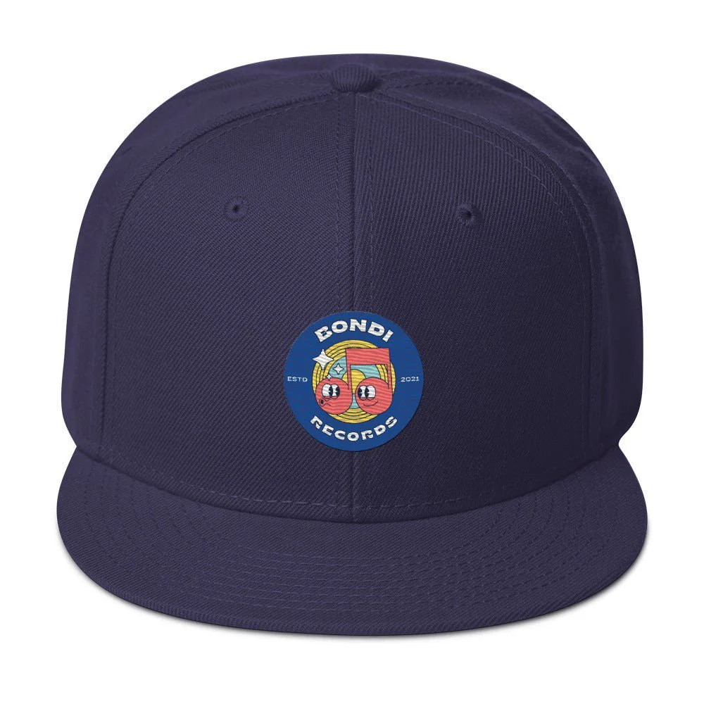 Bondi Records retro doodle snapback cap - Image 2