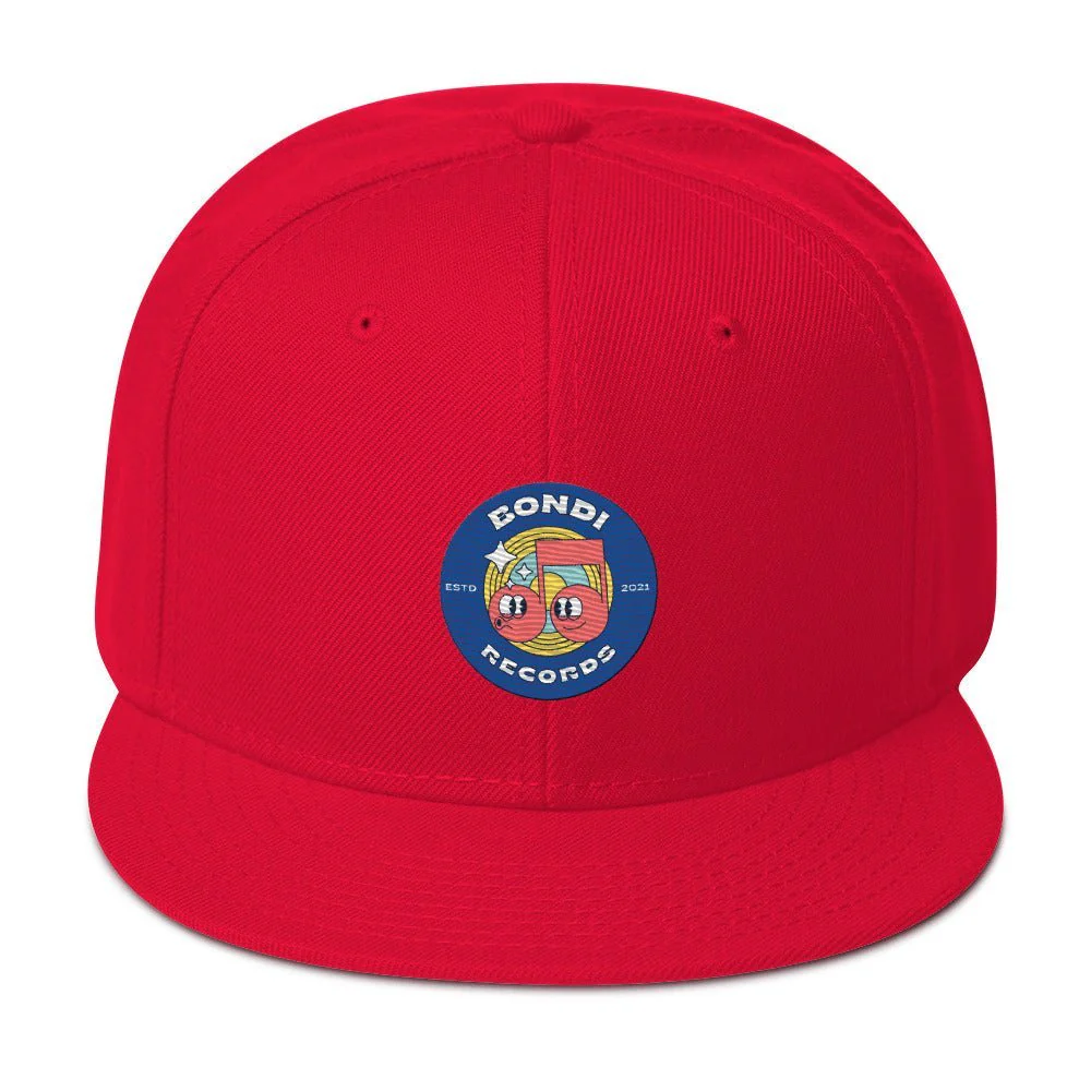 Bondi Records retro doodle snapback cap - Image 3