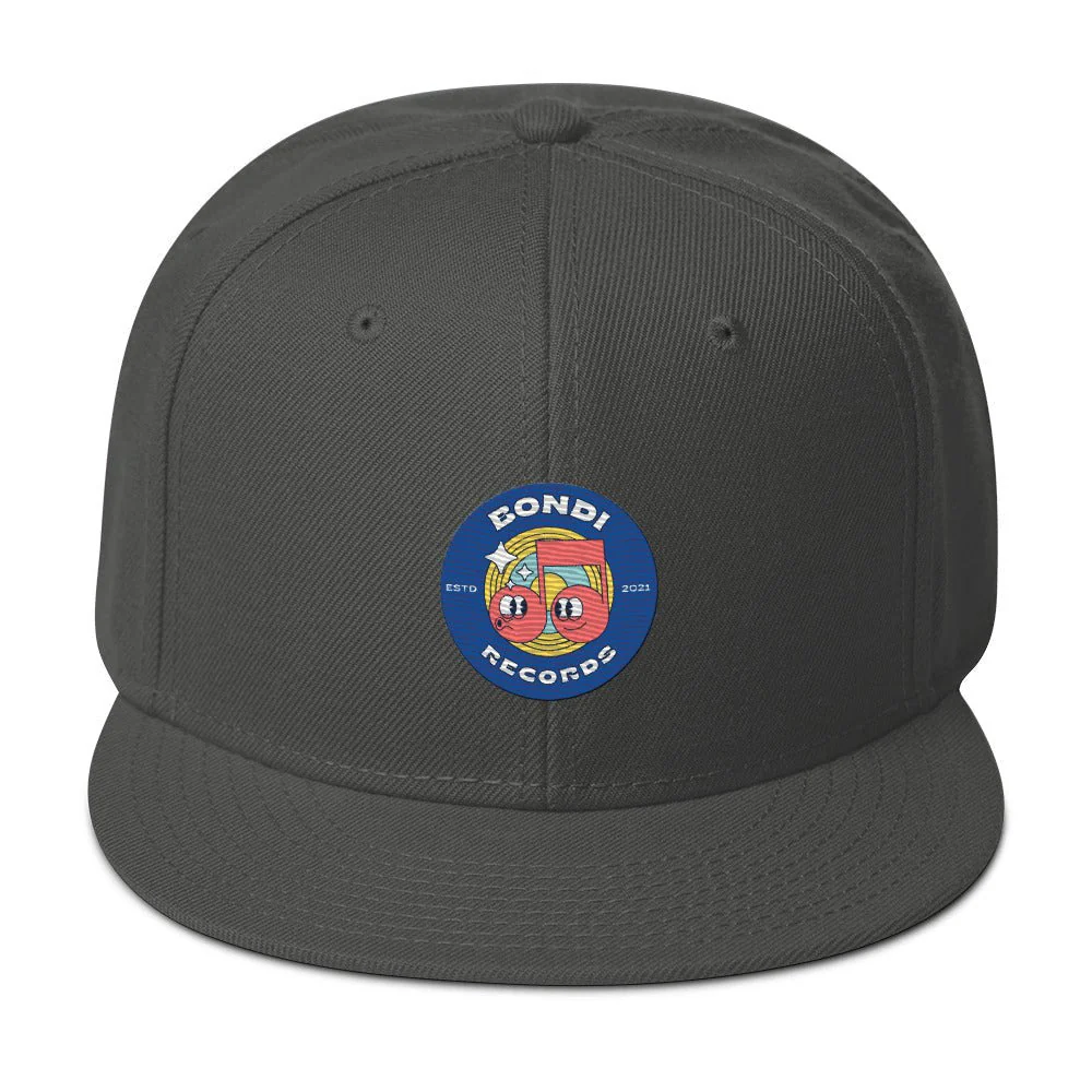 Bondi Records retro doodle snapback cap - Image 4