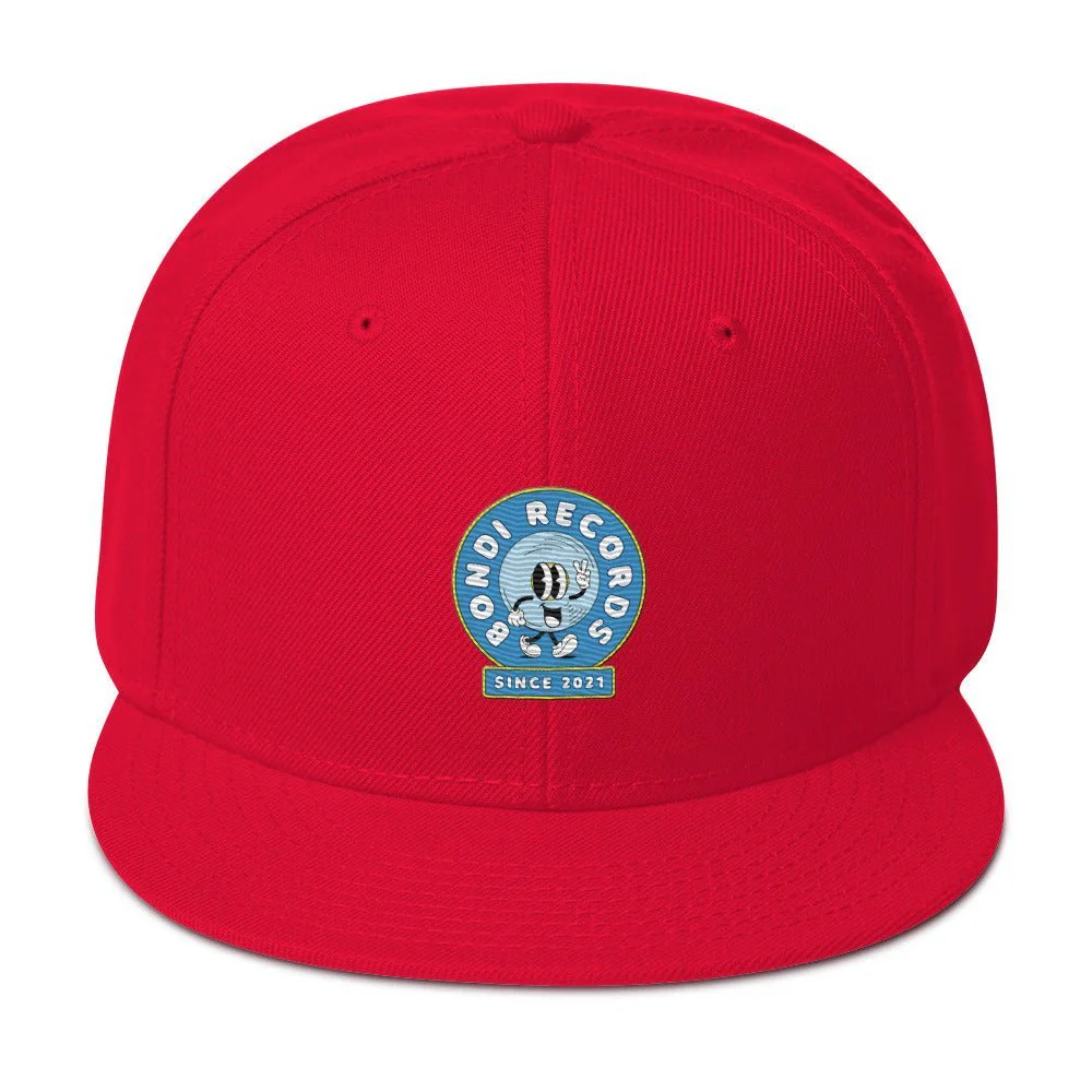 Bondi Records rubberman snapback cap - Image 3