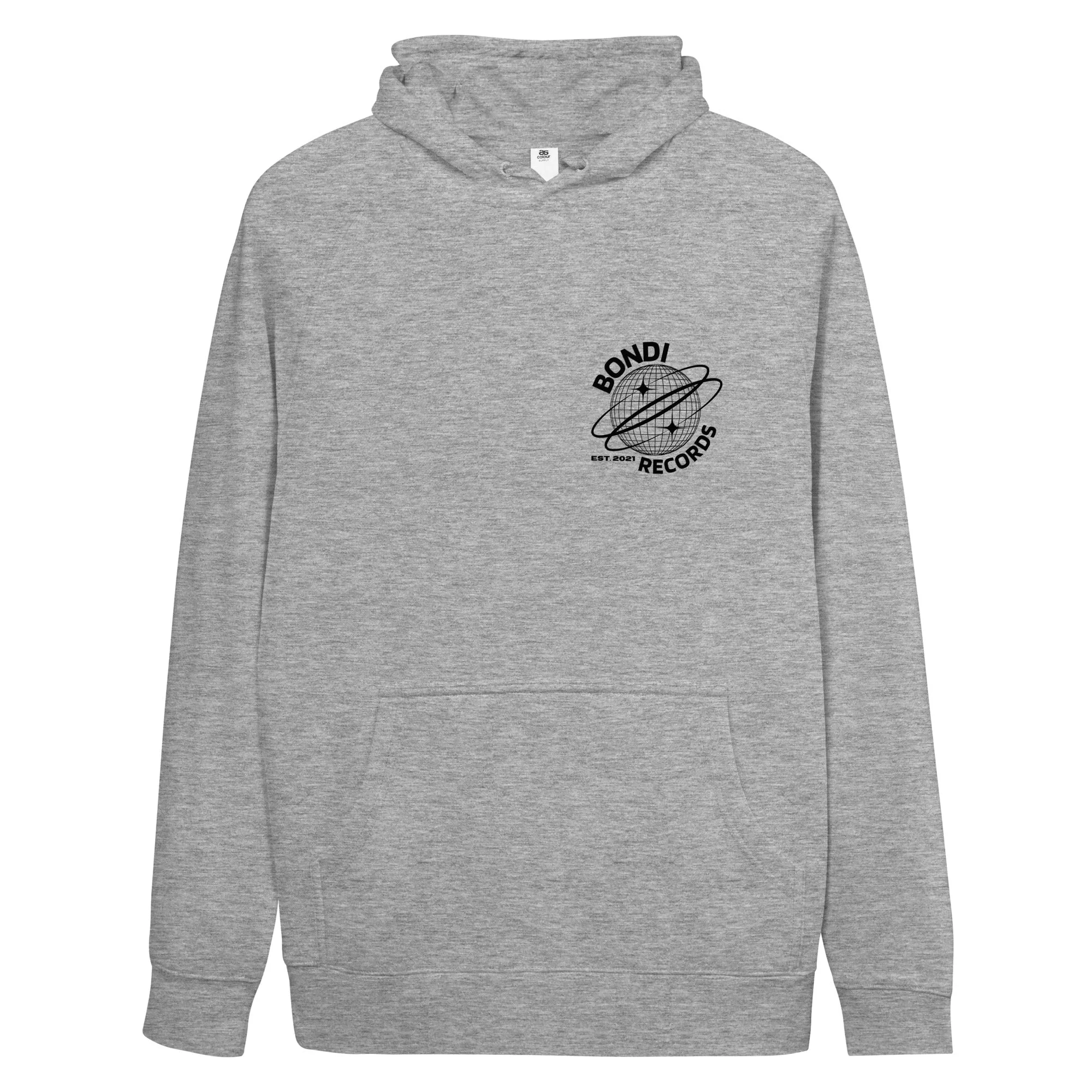Bondi Records unisex rave hoodie - light - Image 2