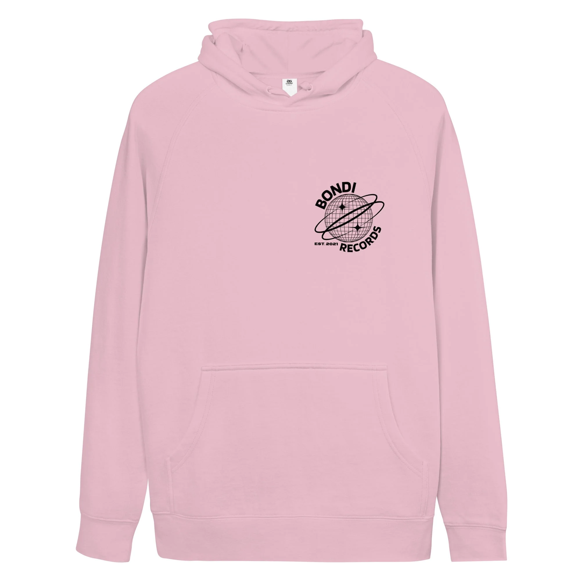 Bondi Records unisex rave hoodie - light - Image 3