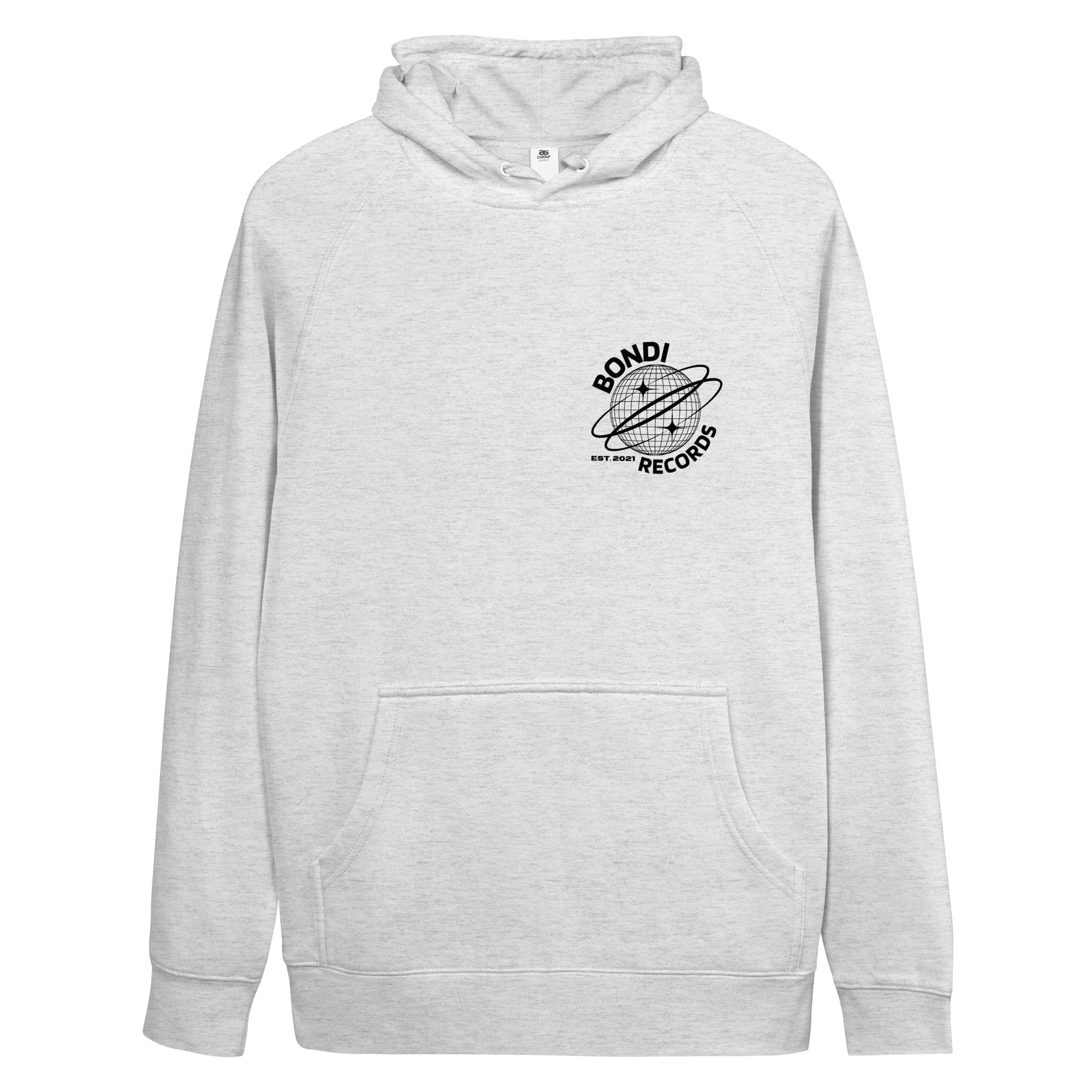 Bondi Records unisex rave hoodie - light - Image 4