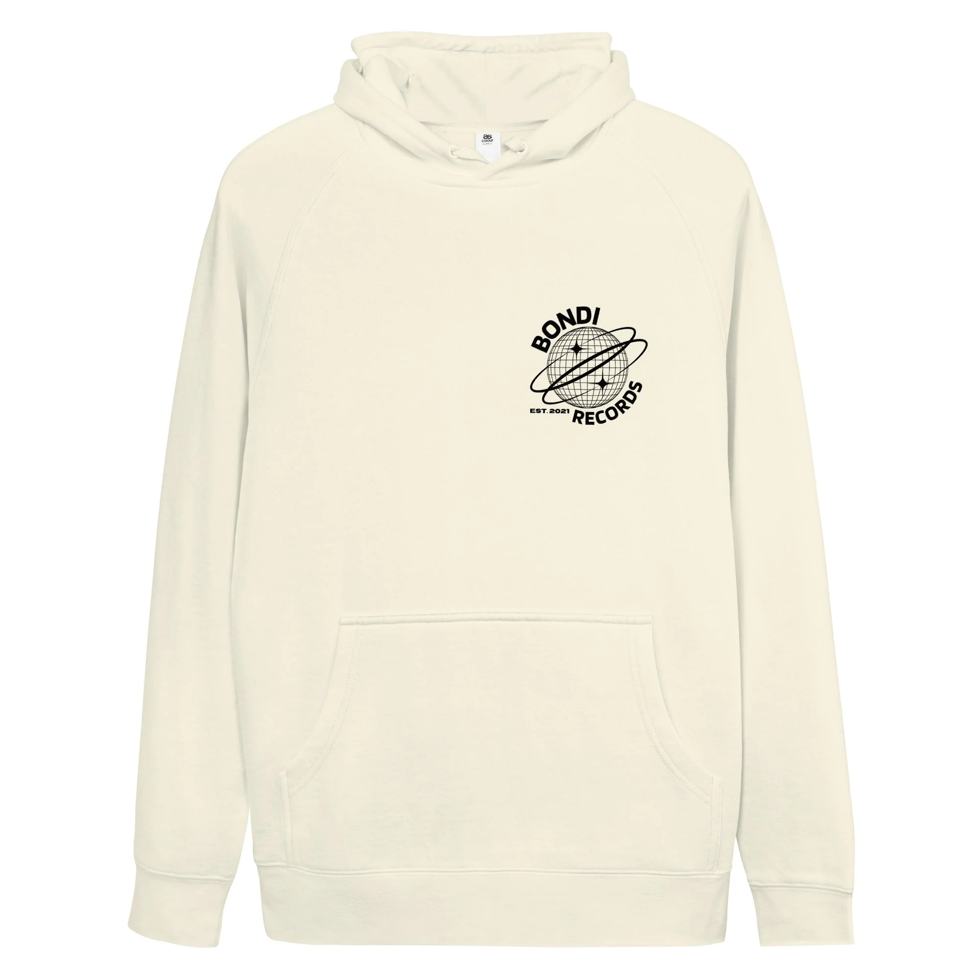 Bondi Records unisex rave hoodie - light - Image 5
