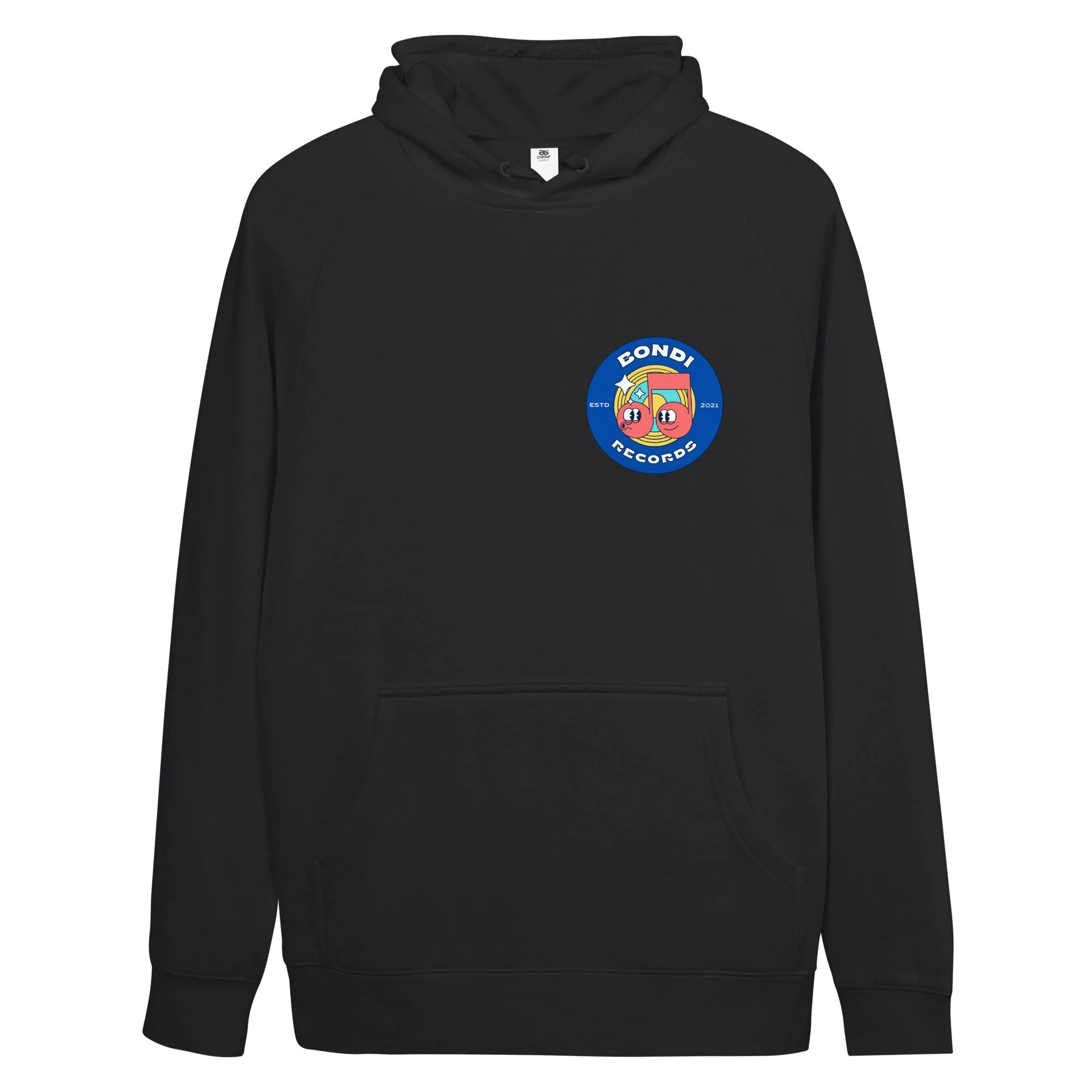 Bondi Records unisex retro doodle hoodie - Image 3