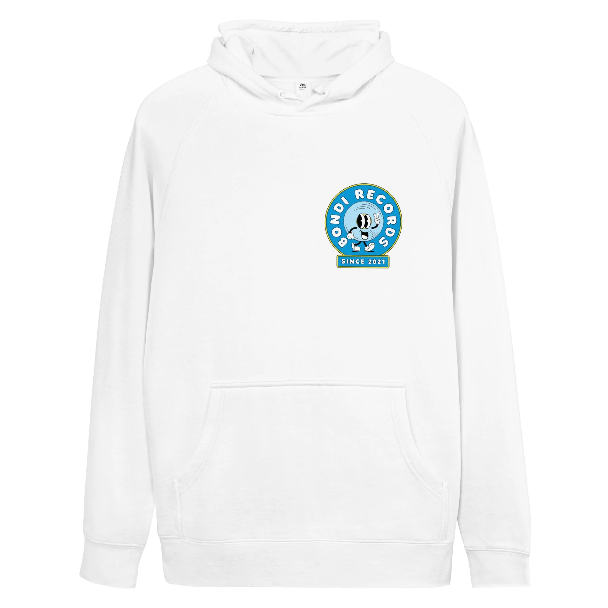 Bondi Records unisex rubberman hoodie - Image 10