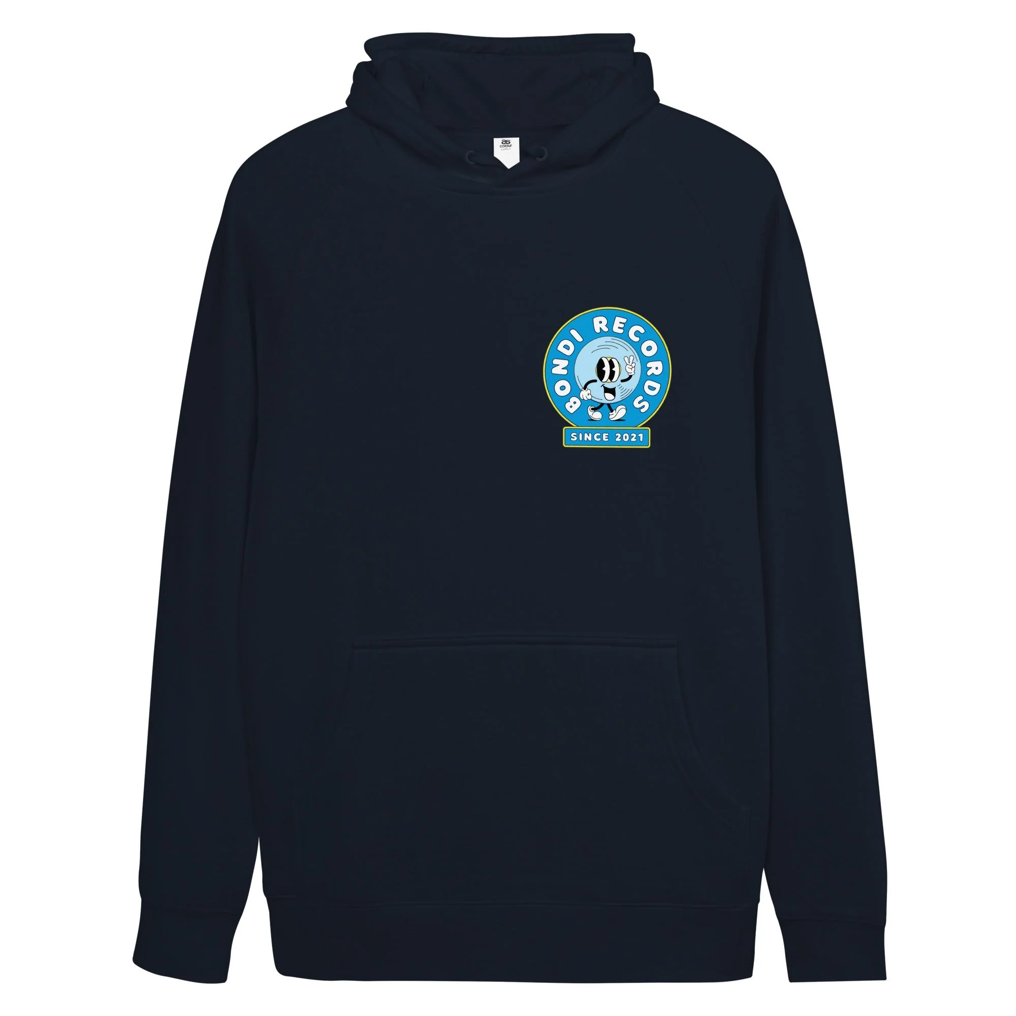 Bondi Records unisex rubberman hoodie - Image 2