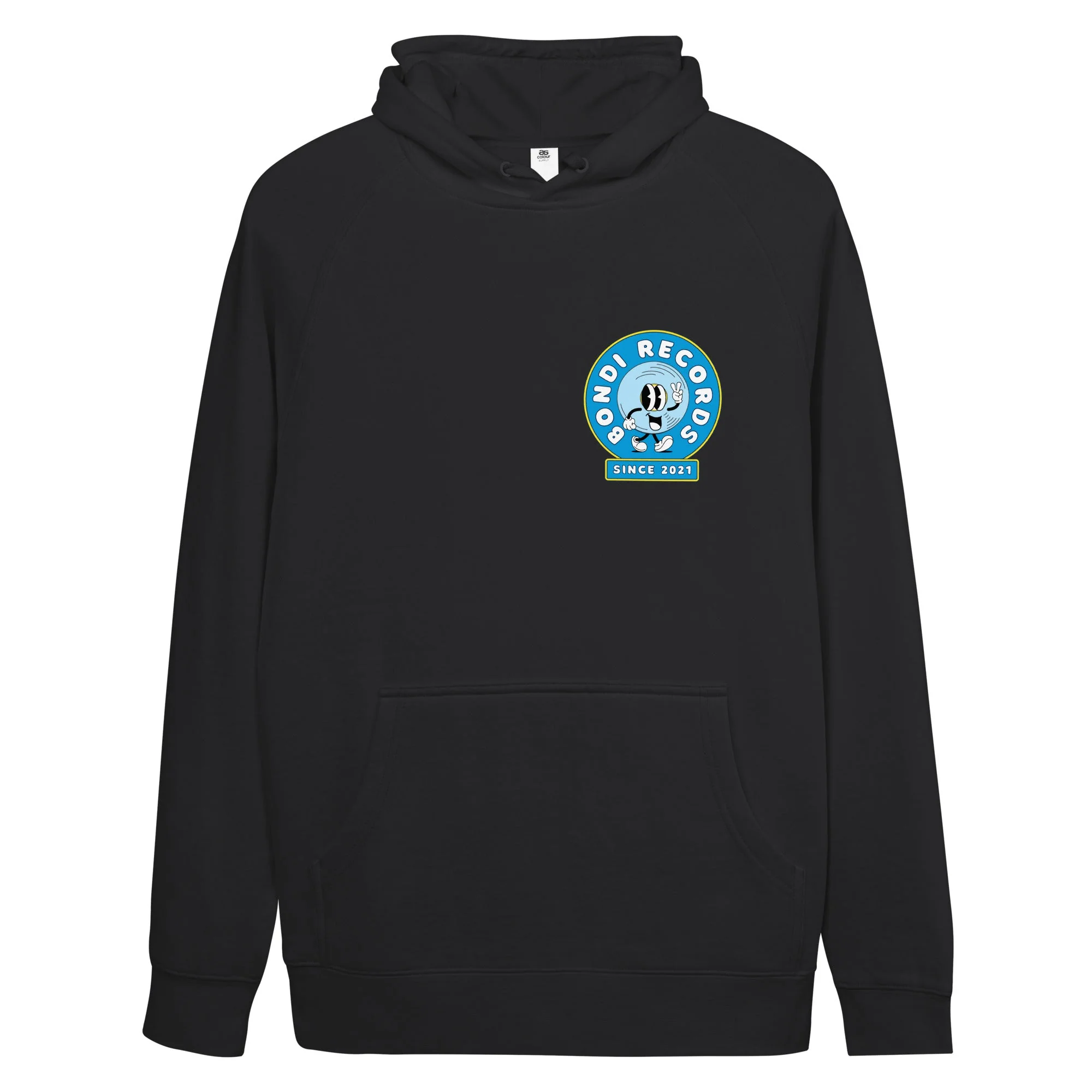 Bondi Records unisex rubberman hoodie - Image 3