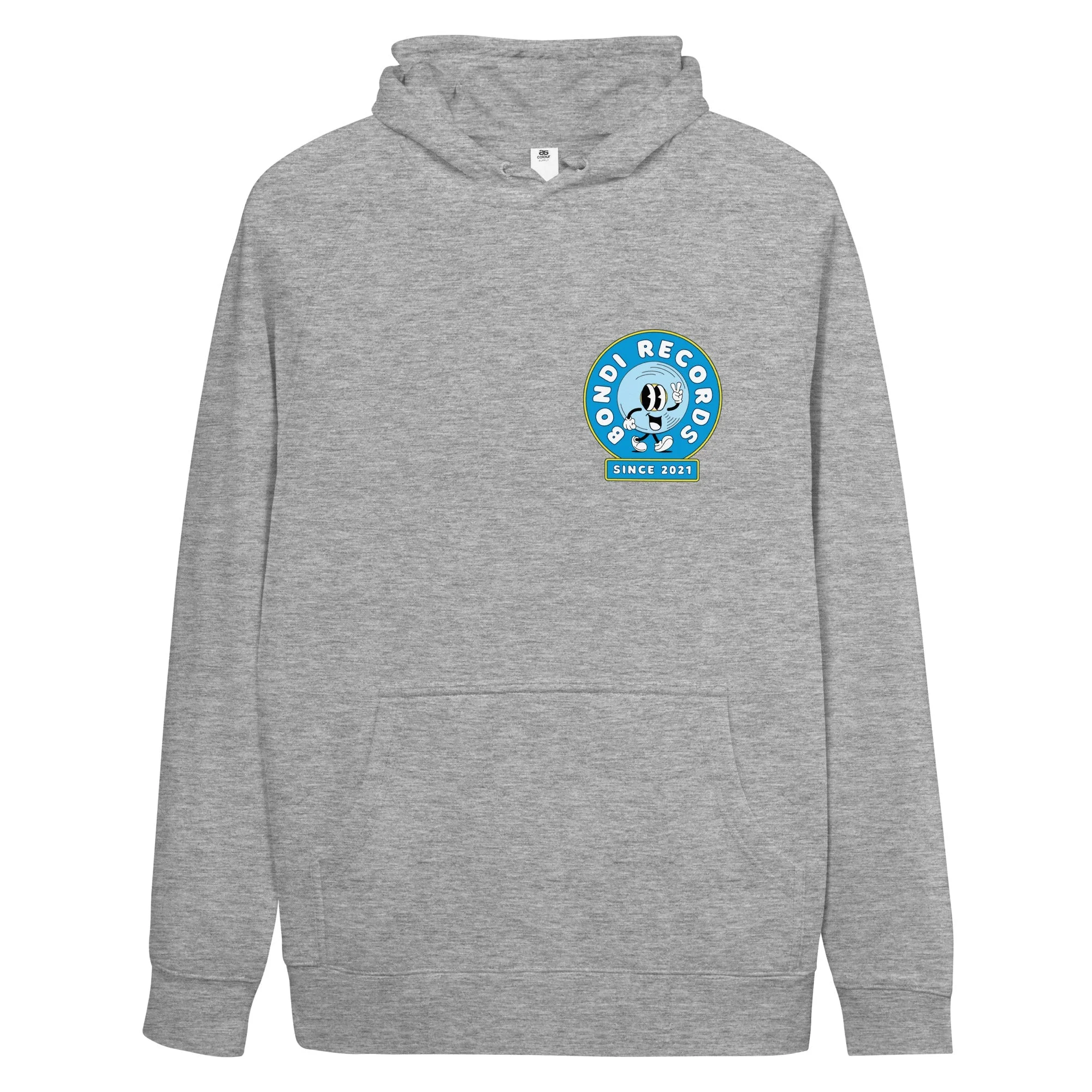 Bondi Records unisex rubberman hoodie - Image 6