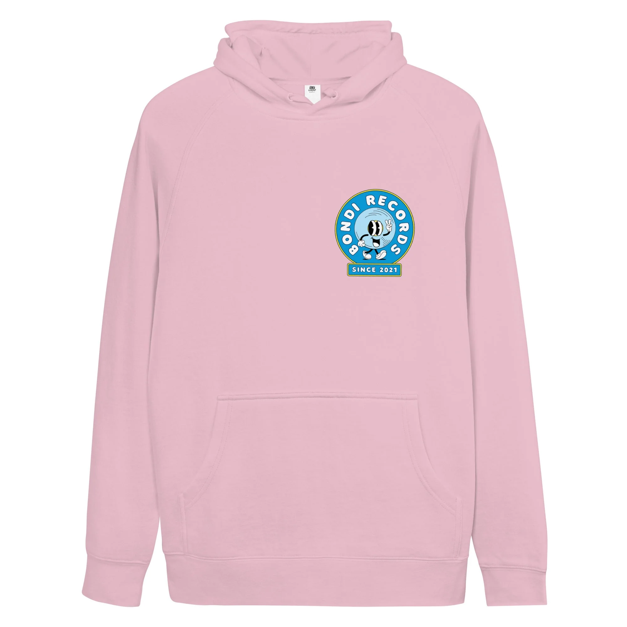 Bondi Records unisex rubberman hoodie - Image 7