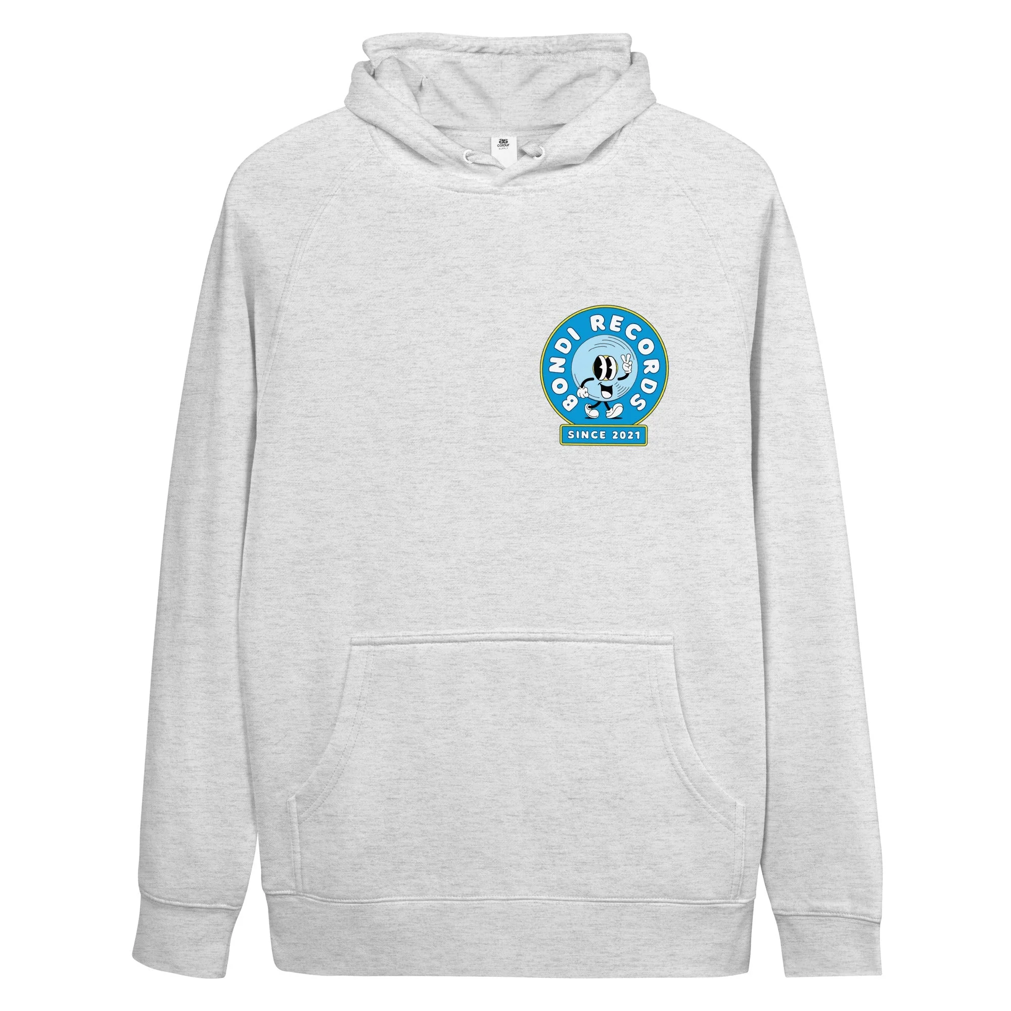 Bondi Records unisex rubberman hoodie - Image 8