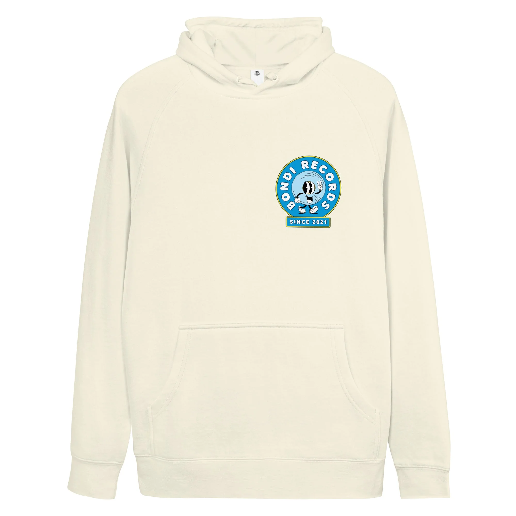 Bondi Records unisex rubberman hoodie - Image 9