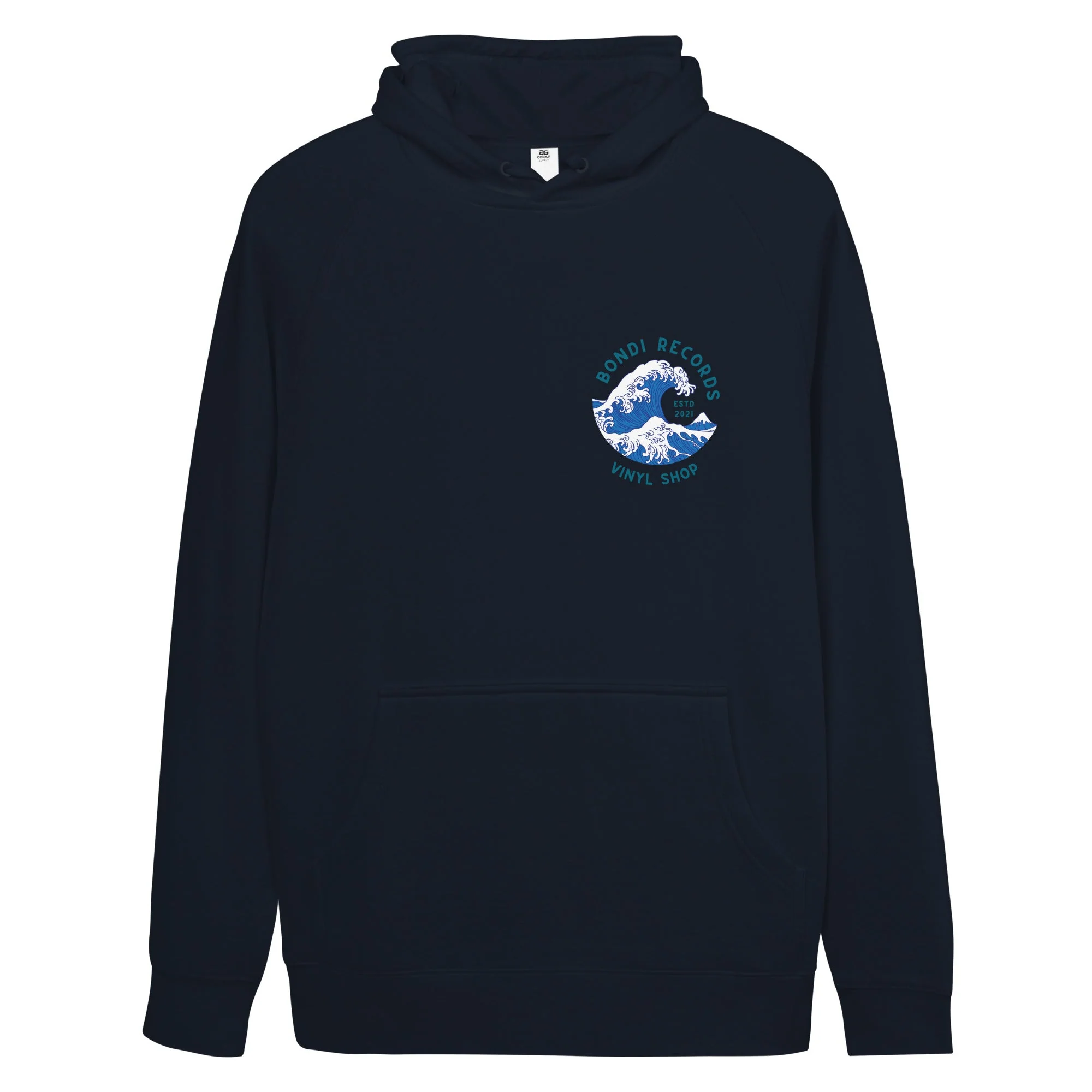 Bondi Records unisex wave hoodie - Image 2