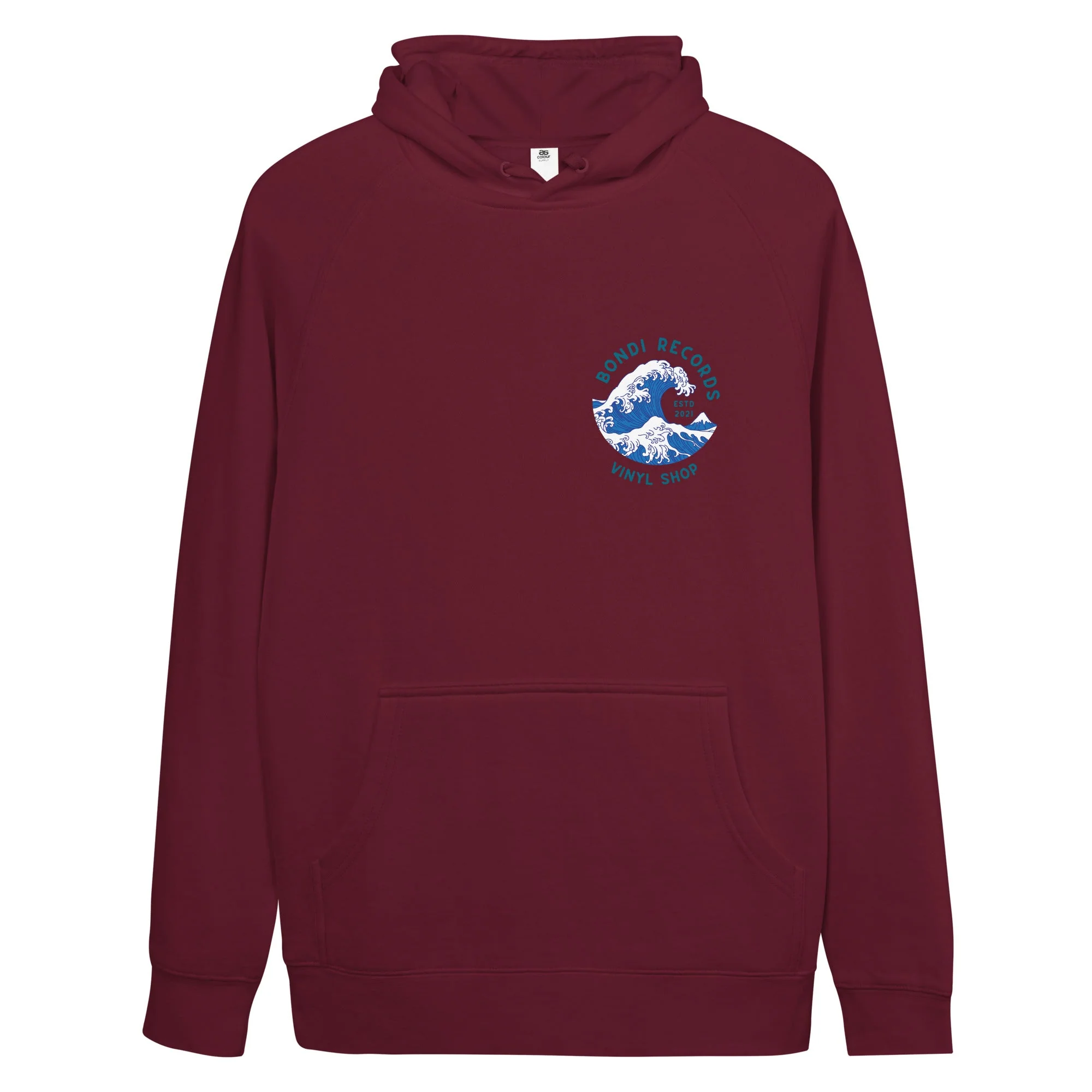 Bondi Records unisex wave hoodie - Image 4