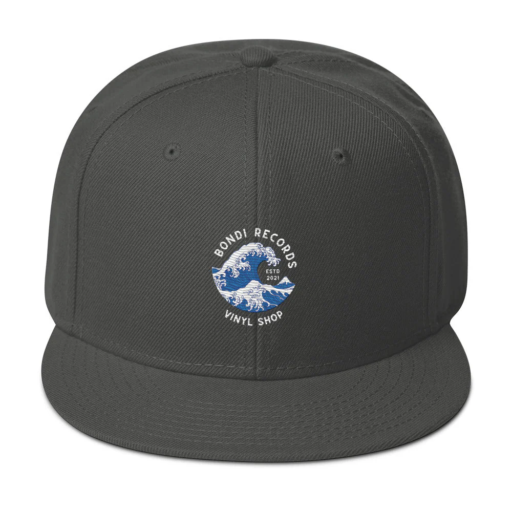 Bondi Records wave snapback cap - Image 4