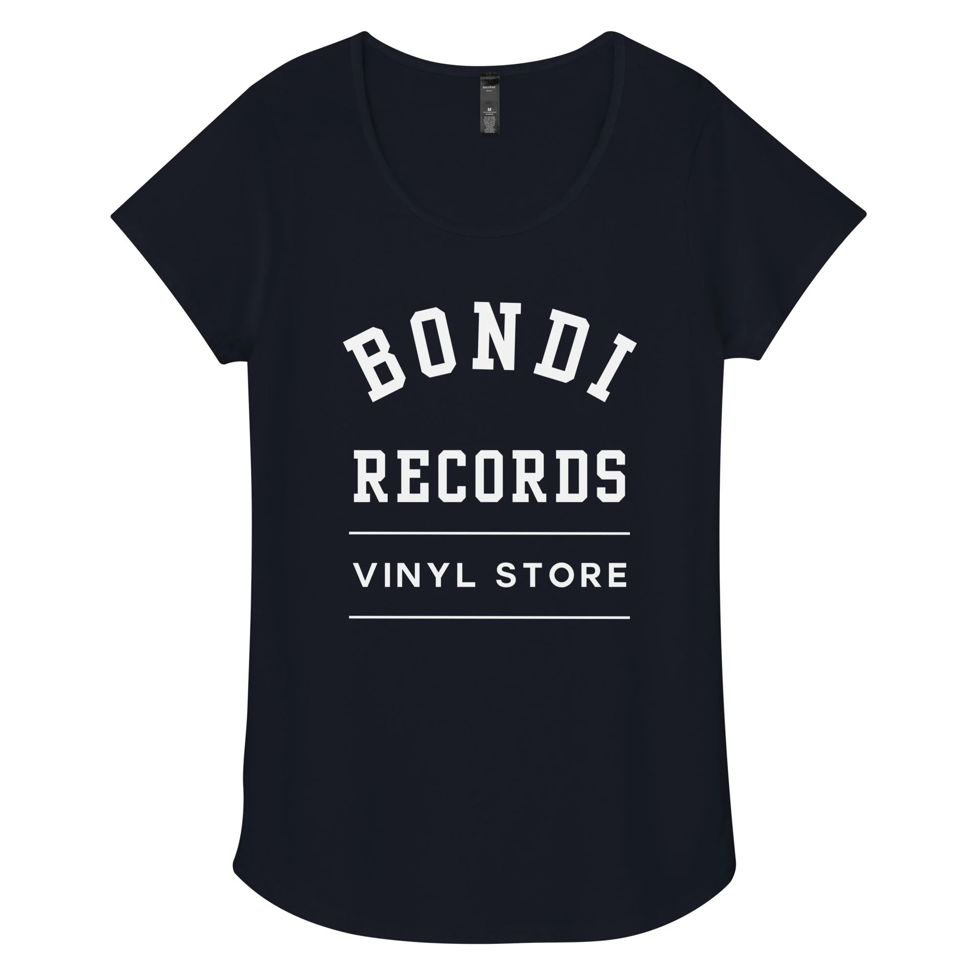 Bondi Records women’s college t-shirt - dark - Image 2