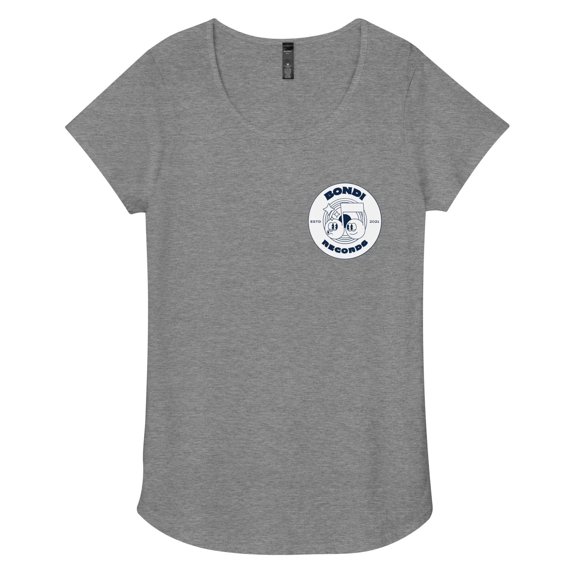 Bondi Records women's retro doodle mono t-shirt - Image 5