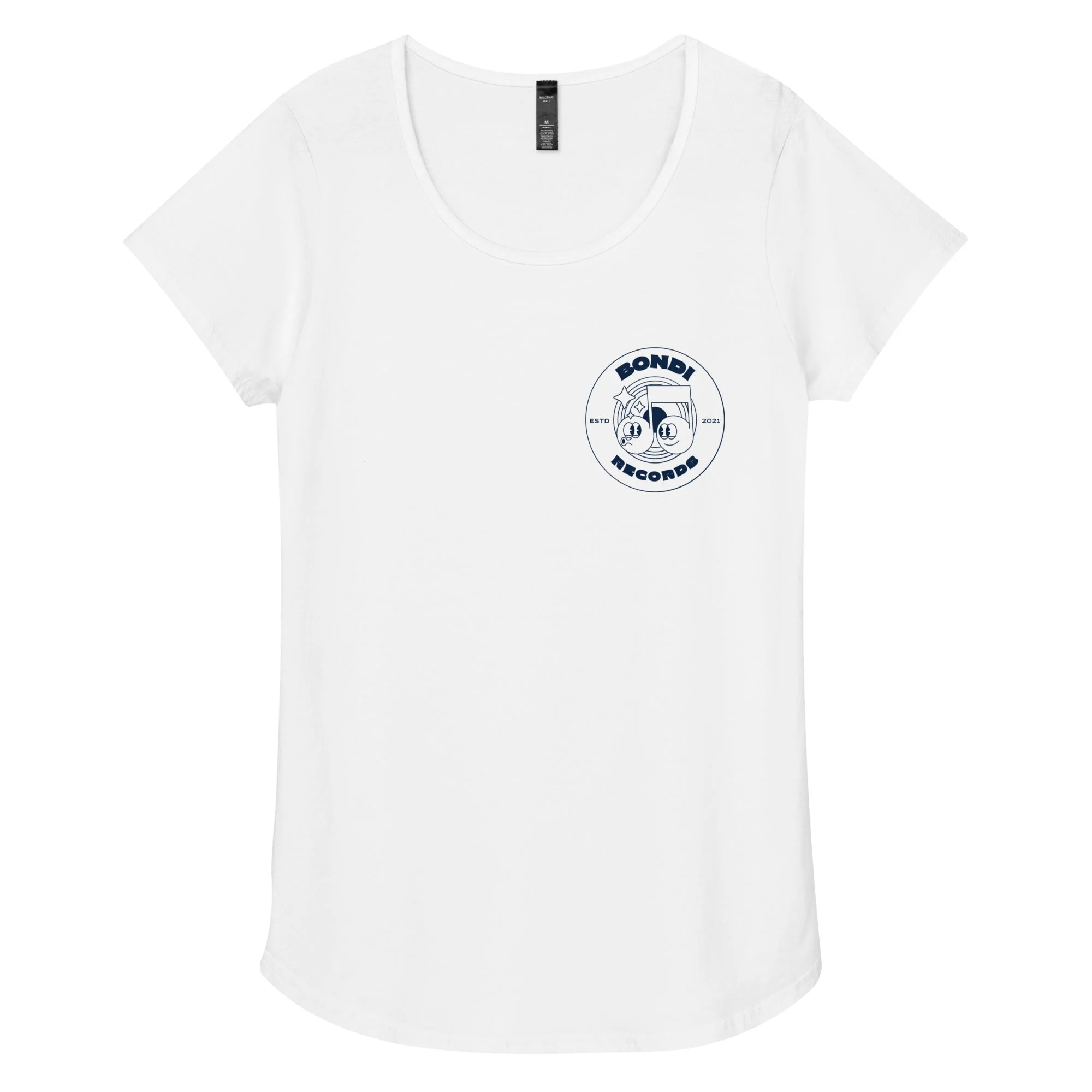 Bondi Records women's retro doodle mono t-shirt - Image 6