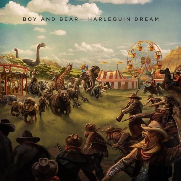 Boy & Bear - Harlequin Dream - 10th Anniversary Blue Vinyl LP Record - Image 3