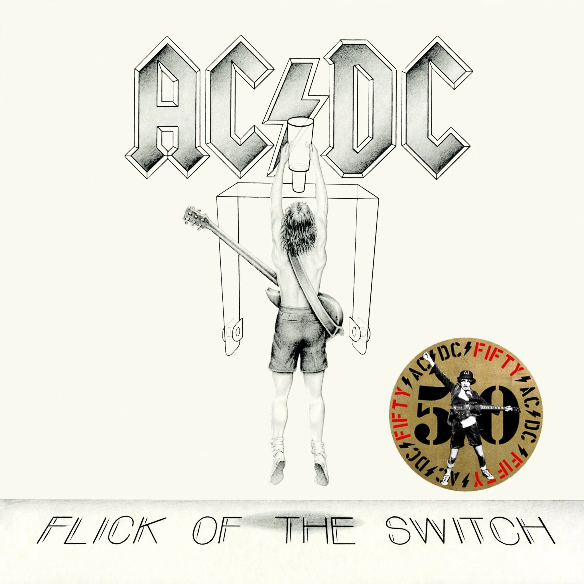 AC/DC - Flick Of The Switch - Gold Vinyl LP Record - Image 2