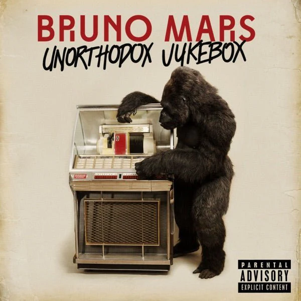 Bruno Mars - Unorthodox Jukebox - Red & Black Splatter Vinyl LP Record - Image 2