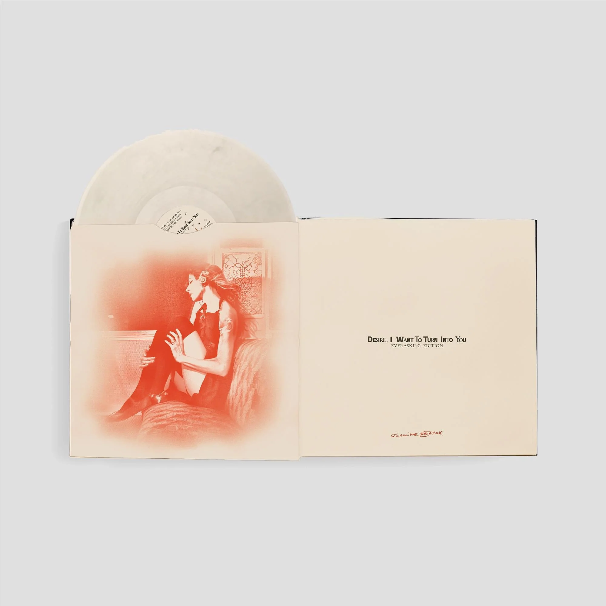 Caroline Polachek - Desire, I Want To Turn Into You: Everasking Edition - Milky Clear Vinyl LP Record - Image 3
